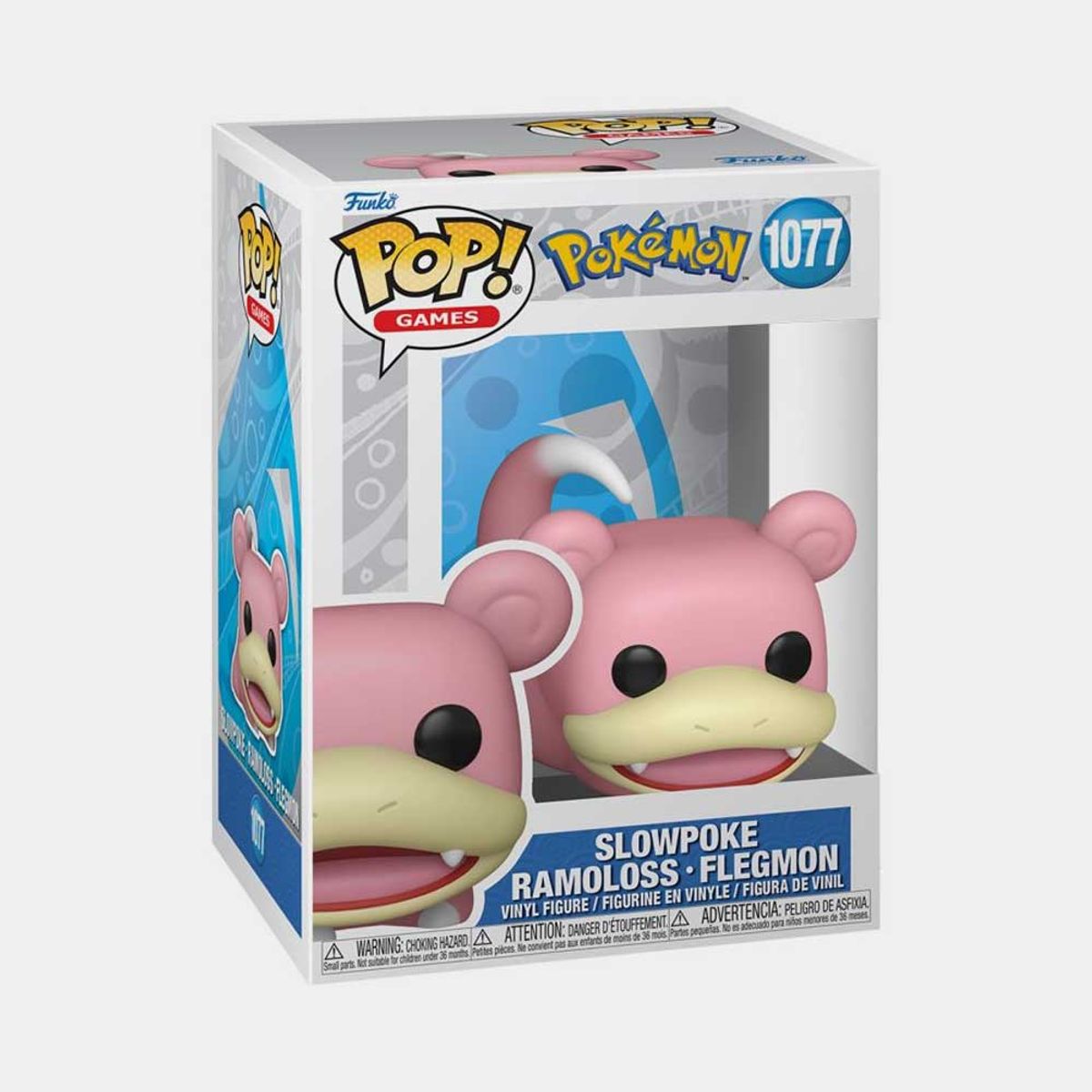 FUNKO - FUNKO POP GAMES POKÉMON - SLOWPOKE RAMOLOSS - FLEGMON