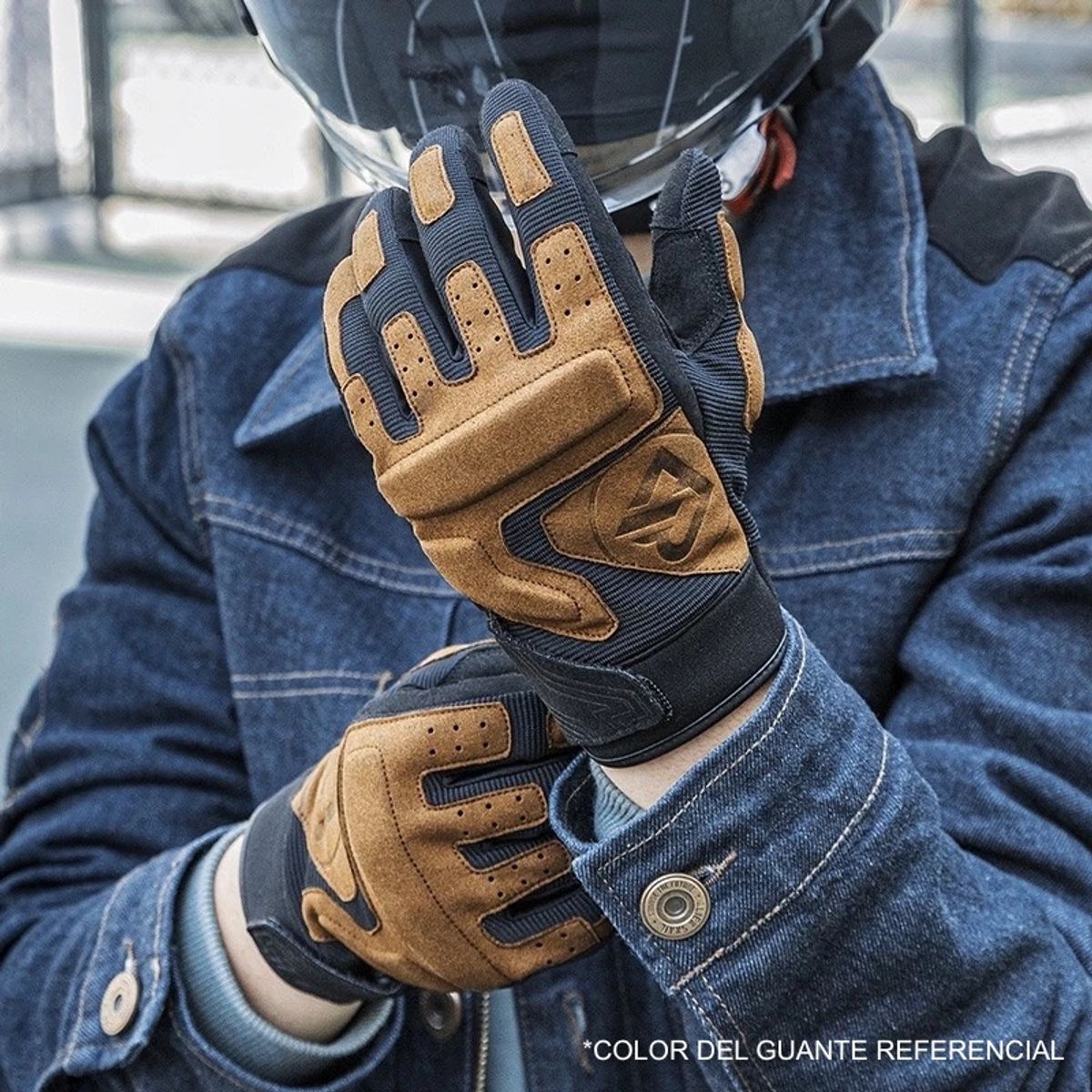 ROCKBROS - Guantes Rockbros para Moto Negros - Talla L