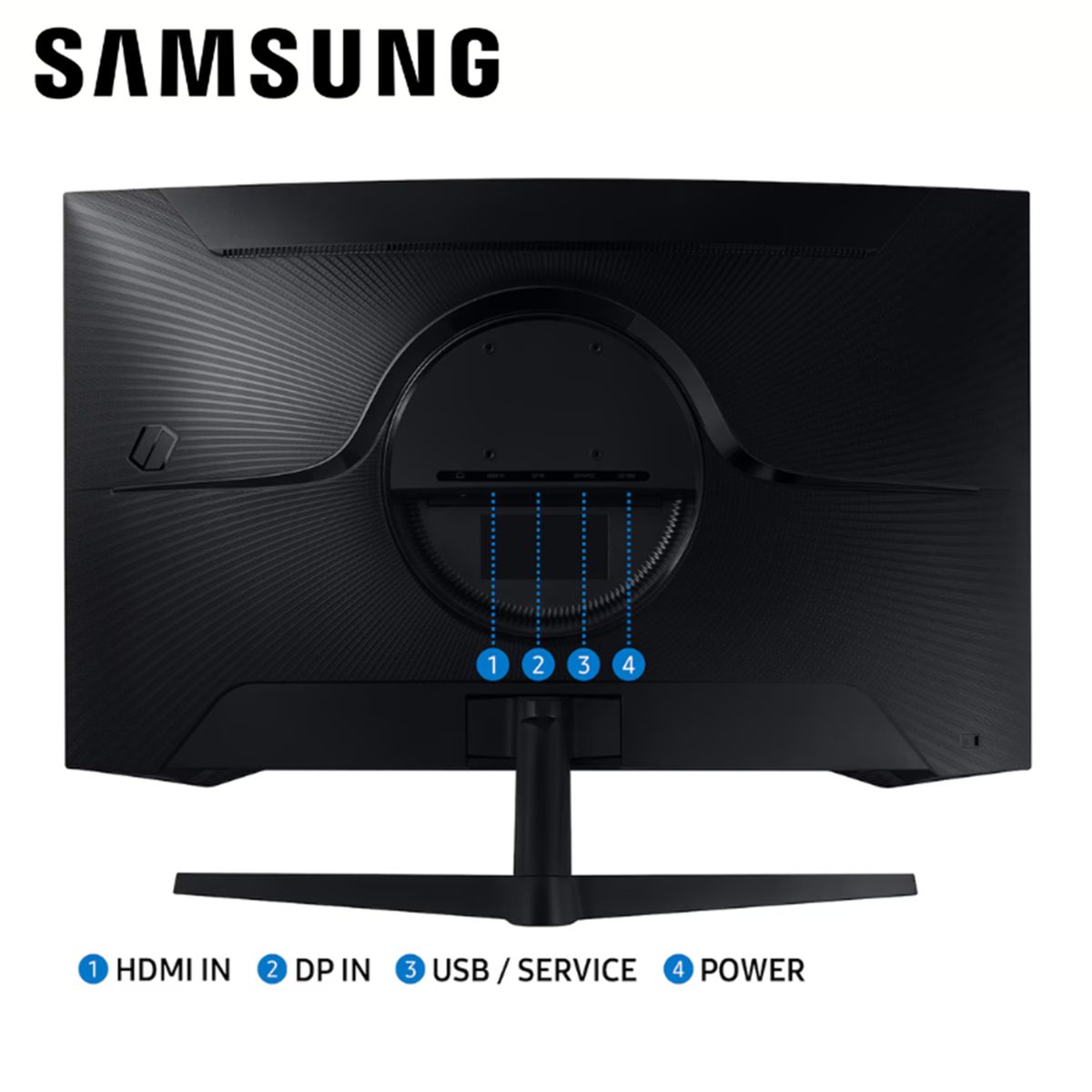 SAMSUNG - Monitor Samsung Odyssey G5 LS32CG552ELXPE 32 QHD 2K 165Hz 1Ms HDR.