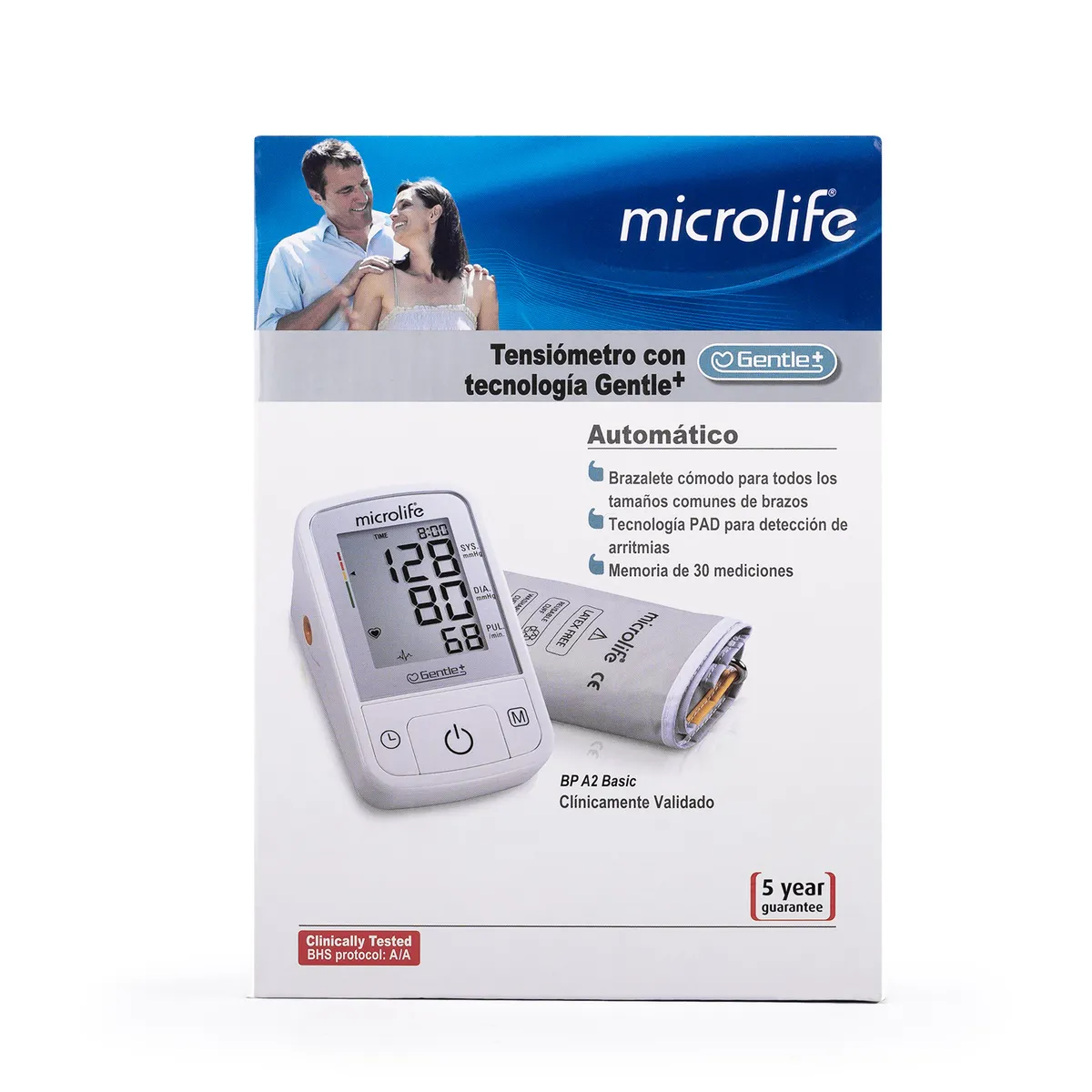 MICROLIFE - Tensiómetro Digital De Brazo Microlife BP A2 Basic