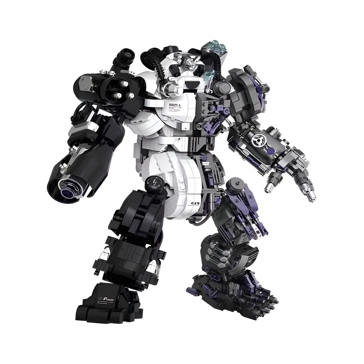 GENERICO - Panda Robot Bloques Armables Figura de 1426 piezas