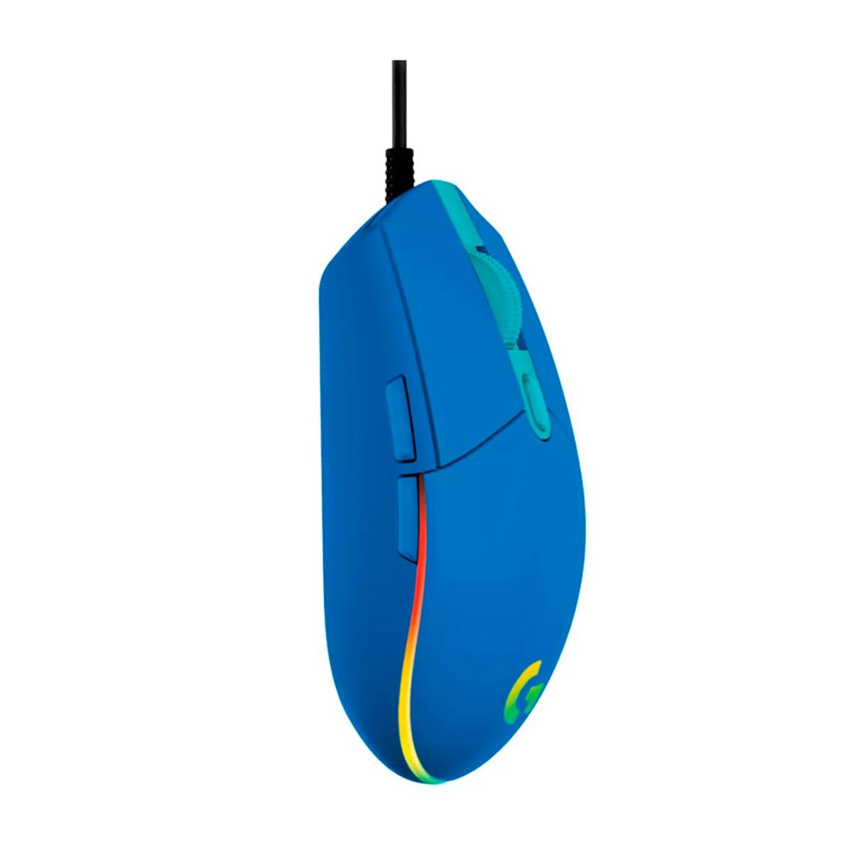 LOGITECH - Mouse Gaming Logitech G203 LIGHTSYNC RGB 8000 DPI USB Azul para PC y Mac
