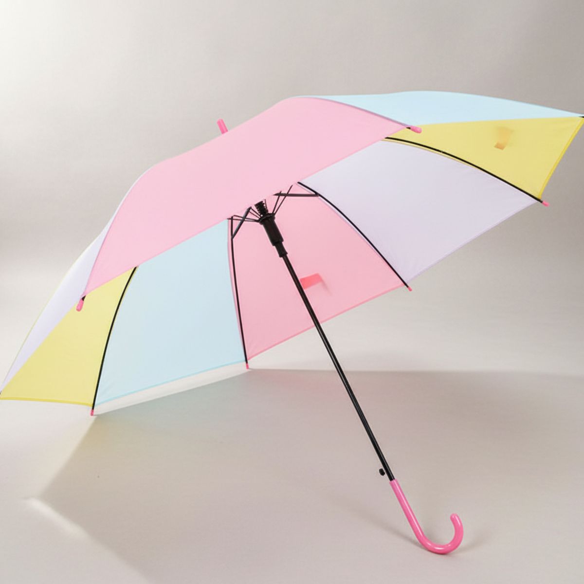 GENERICO - PARAGUAS DE NIÑAS INFANTILES COLOR PASTEL 90CM