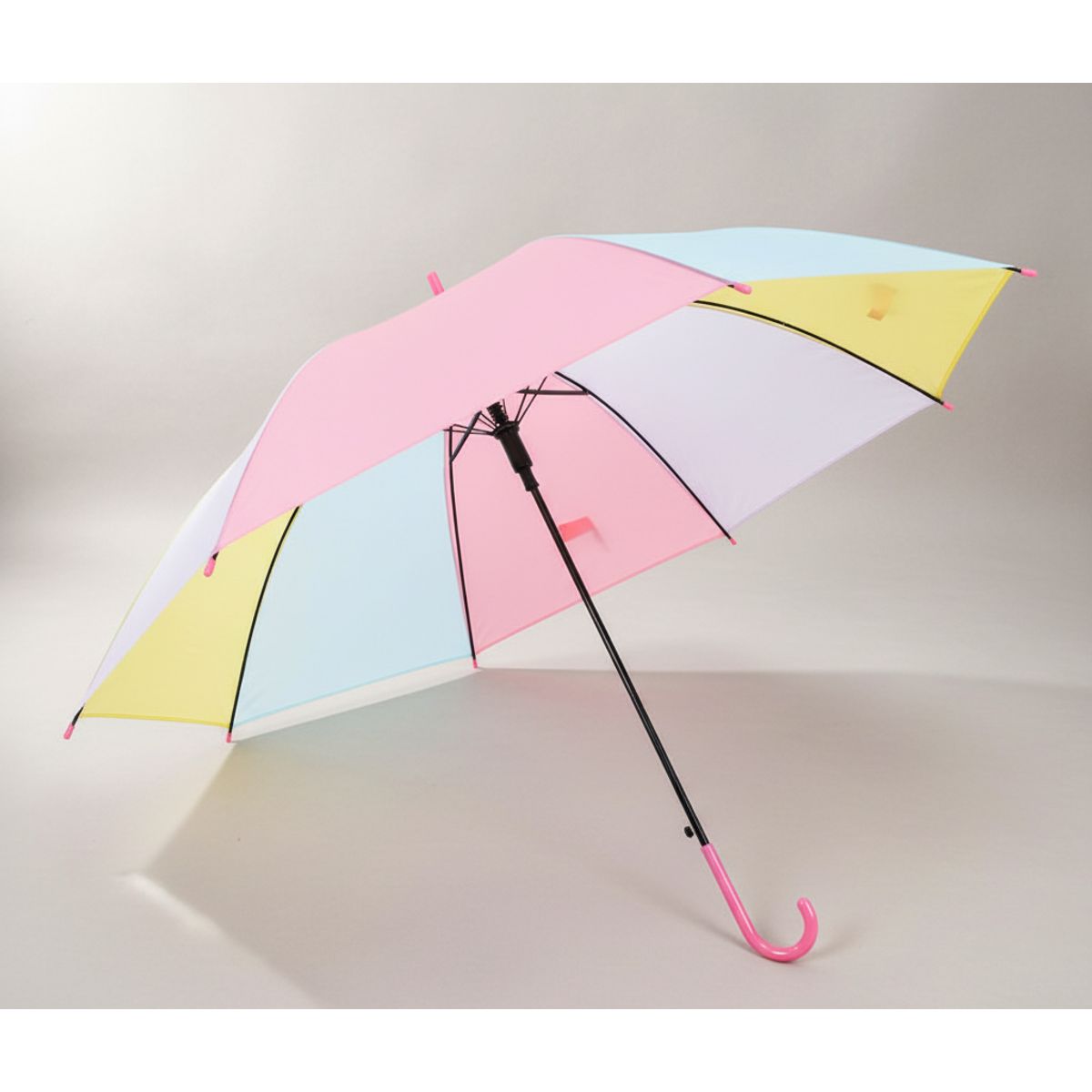 GENERICO - PARAGUAS DE NIÑAS INFANTILES COLOR PASTEL 90CM