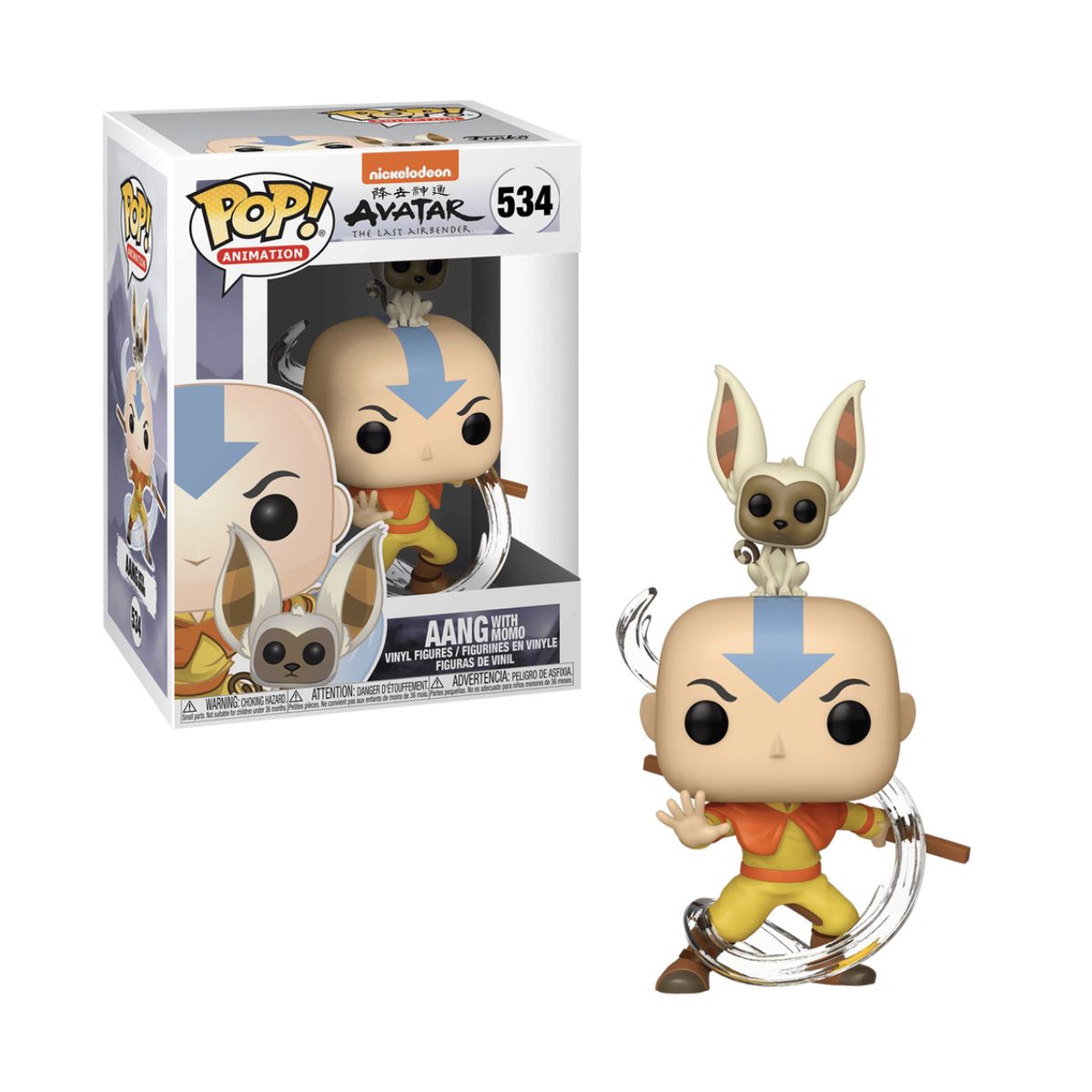 FUNKO - Aang with Momo Funko Pop 534 Avatar