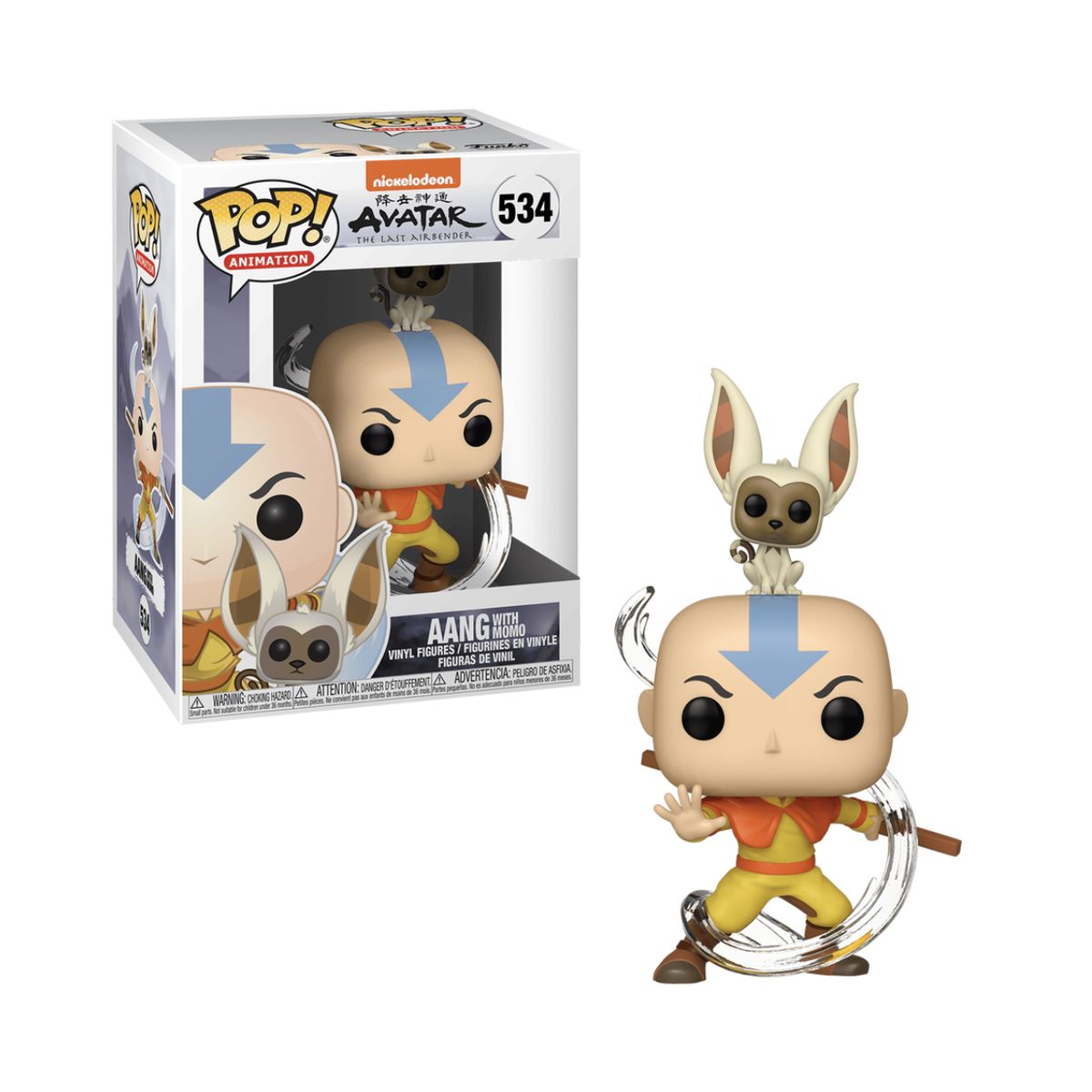 FUNKO - Aang with Momo Funko Pop 534 Avatar