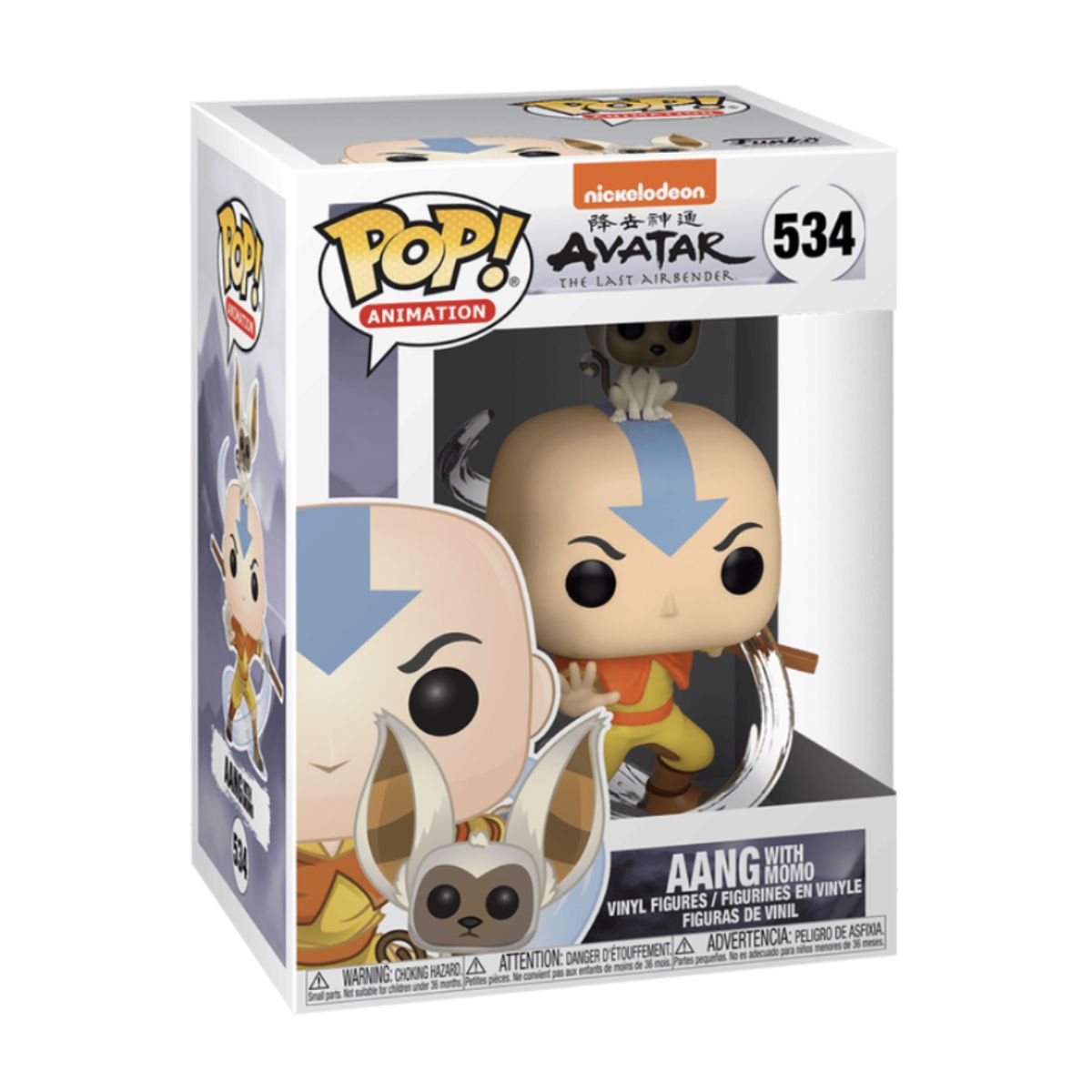 FUNKO - Aang with Momo Funko Pop 534 Avatar