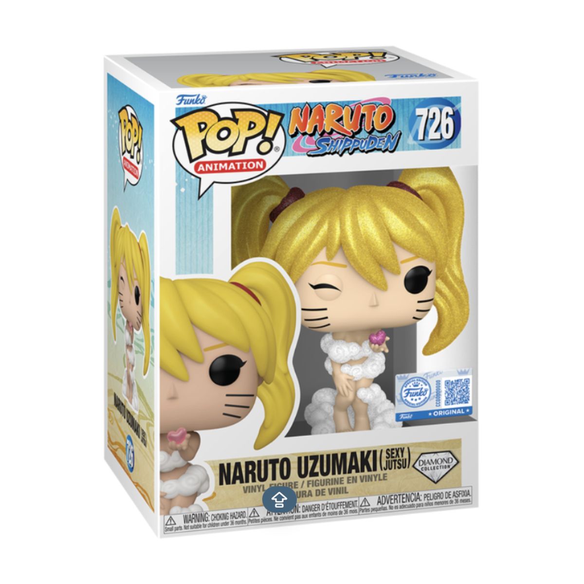 FUNKO - Naruto Sexy Jutsu Funko Pop 726 Exclusivo Diamond