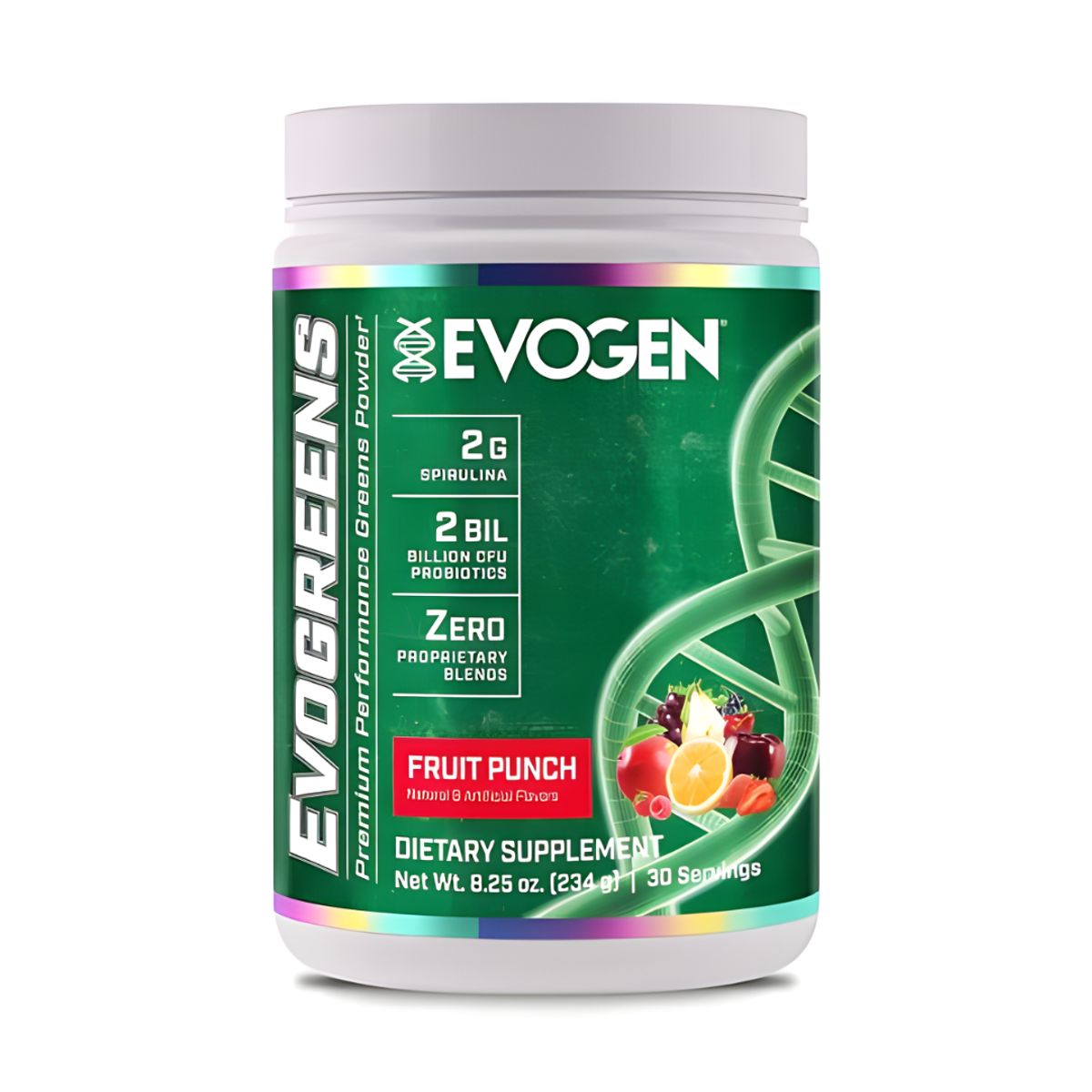 EVOGEN - Evogreens Jugos Verdes 30 servicios - Fruit Punch