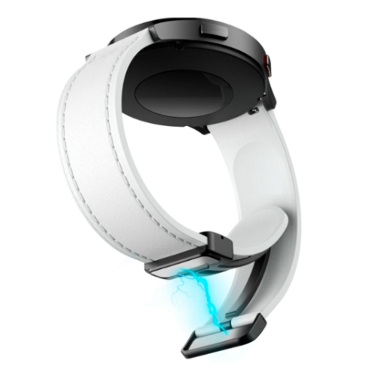 GENERICO - Correa Cuero para Samsung watch 7ultra 47mm - BLANCO