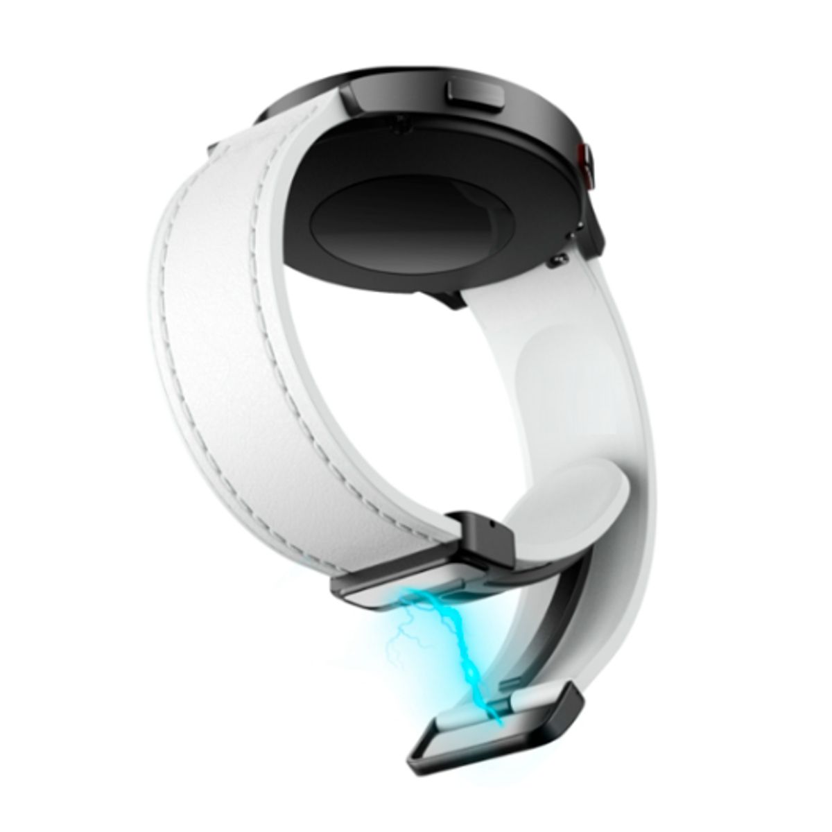 GENERICO - Correa Cuero para Samsung watch 7ultra 47mm - BLANCO