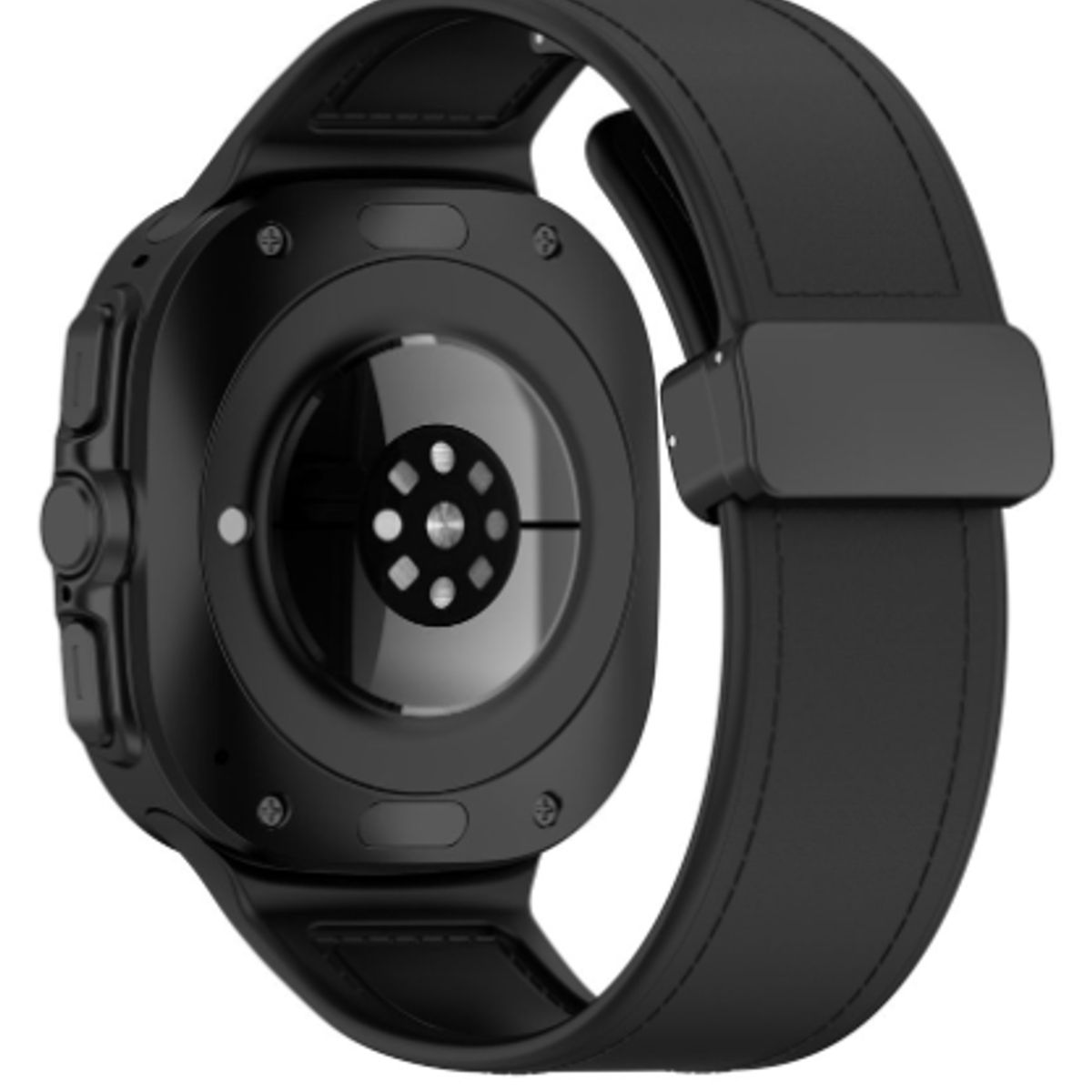 GENERICO - Correa Cuero para Samsung watch 7ultra 47mm - NEGRO