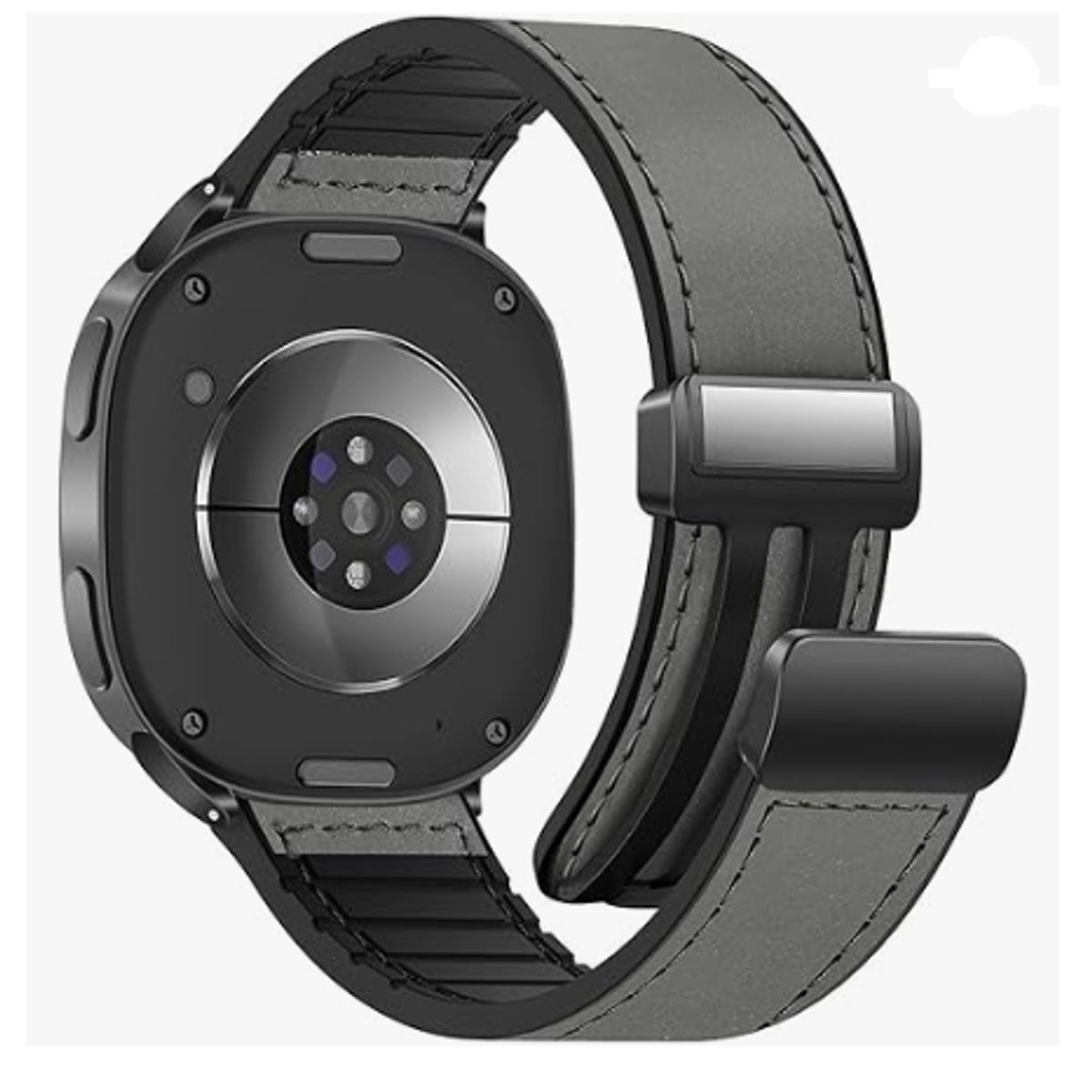 GENERICO - Correa Cuero para Samsung watch 7ultra 47mm - GRIS