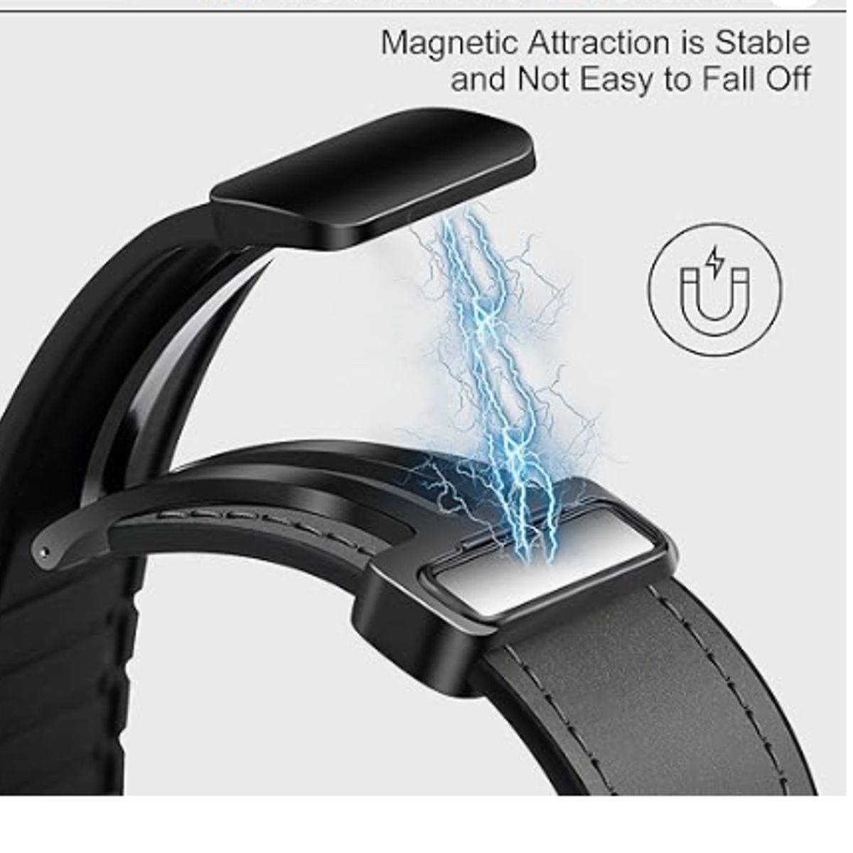 GENERICO - Correa Cuero para Samsung watch 7ultra 47mm - GRIS