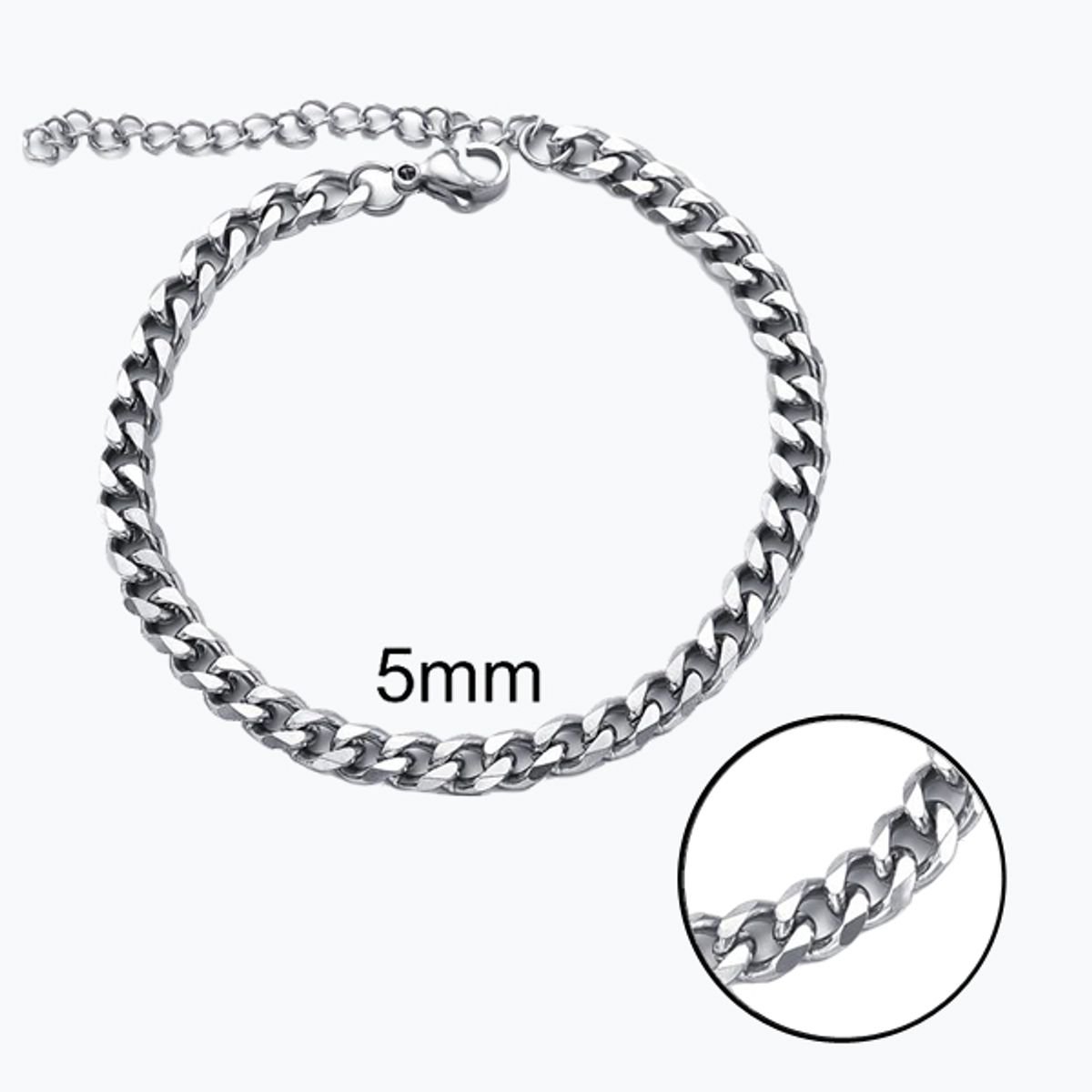 GENERICO - Pulsera joyería acero inoxidable