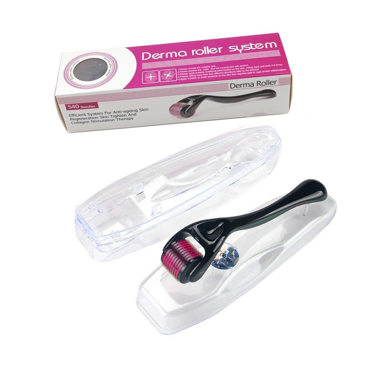 ROSH - Derma Roller Rodillo para la Piel Barba y Cabello 05mm