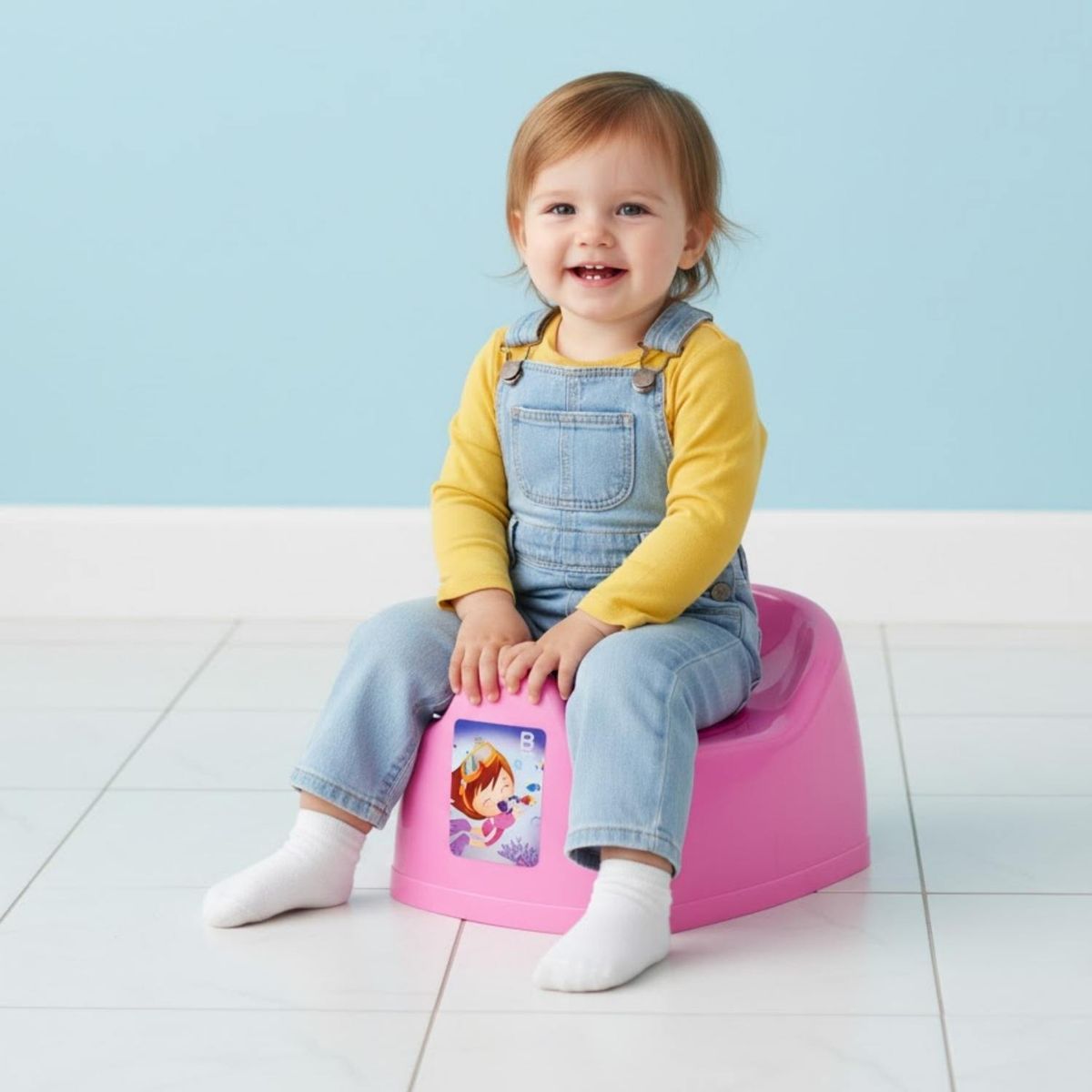 BASA - Bacín Anatomico Baby Basa Niña Fucsia