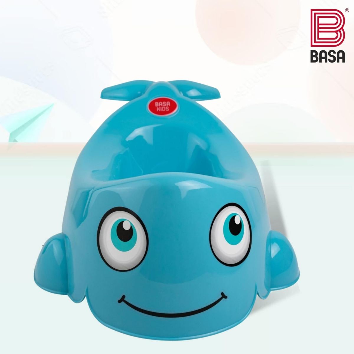 BASA - Bacín Bellenita Feliz para Niño Basa Celeste