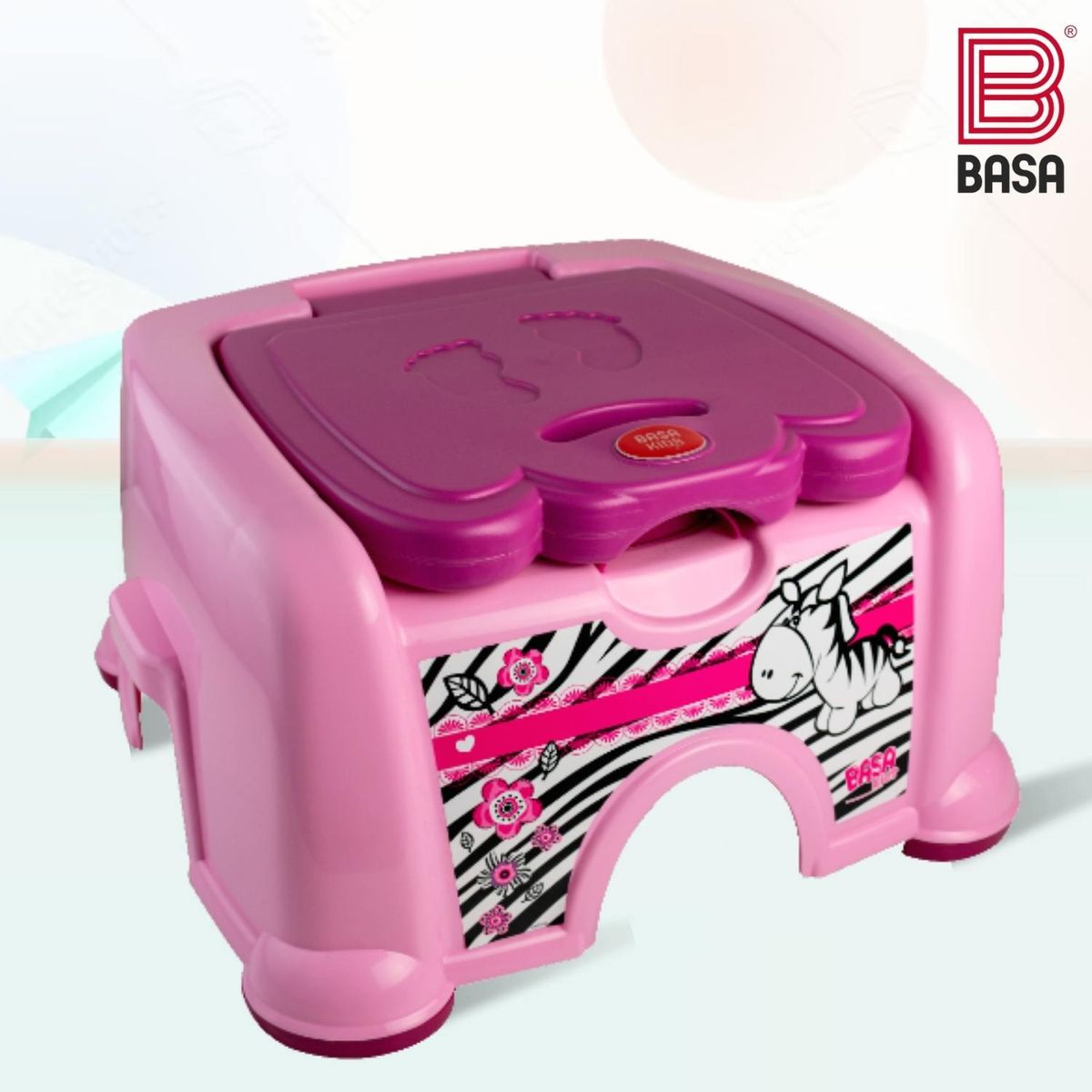 BASA - Bacín Primeros pasos Basa Niña Rosado