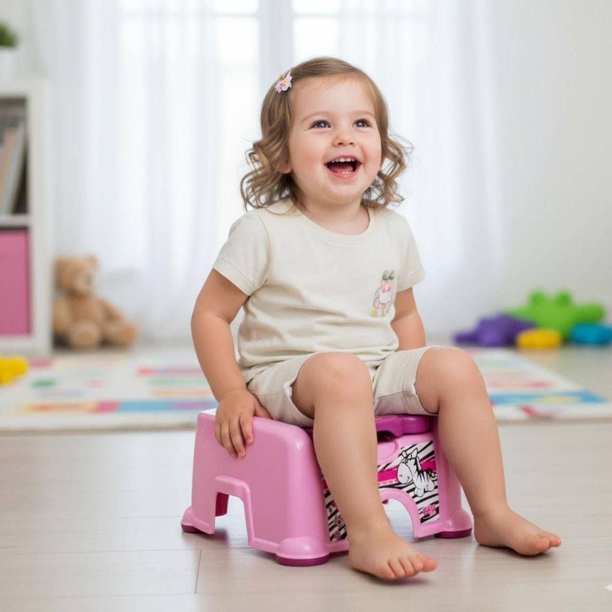 BASA - Bacín Primeros pasos Basa Niña Rosado