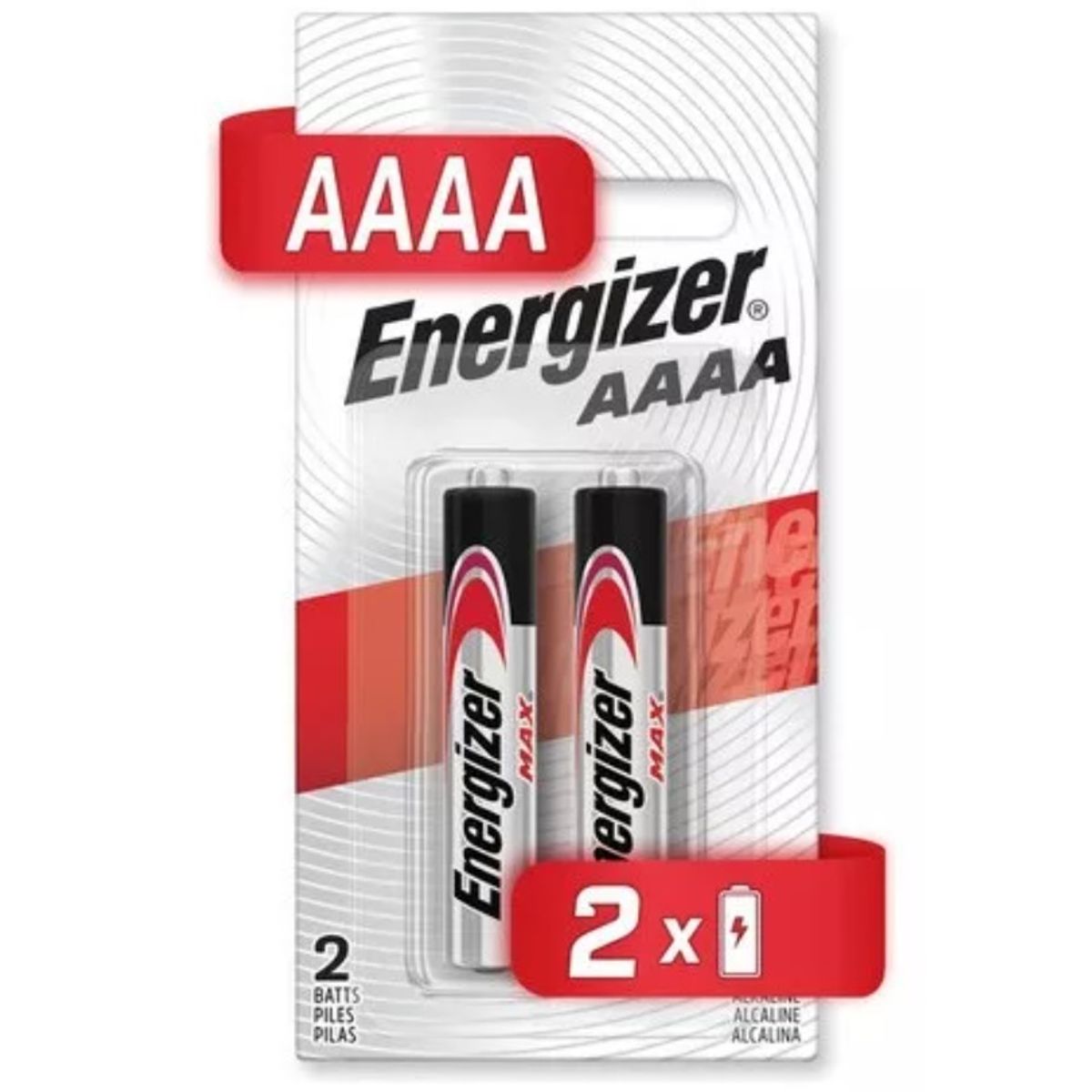 ENERGIZER - PILAS ENERGIZER AAAA X 2 UNIDADES DE 1.5 VOLTIOS Original