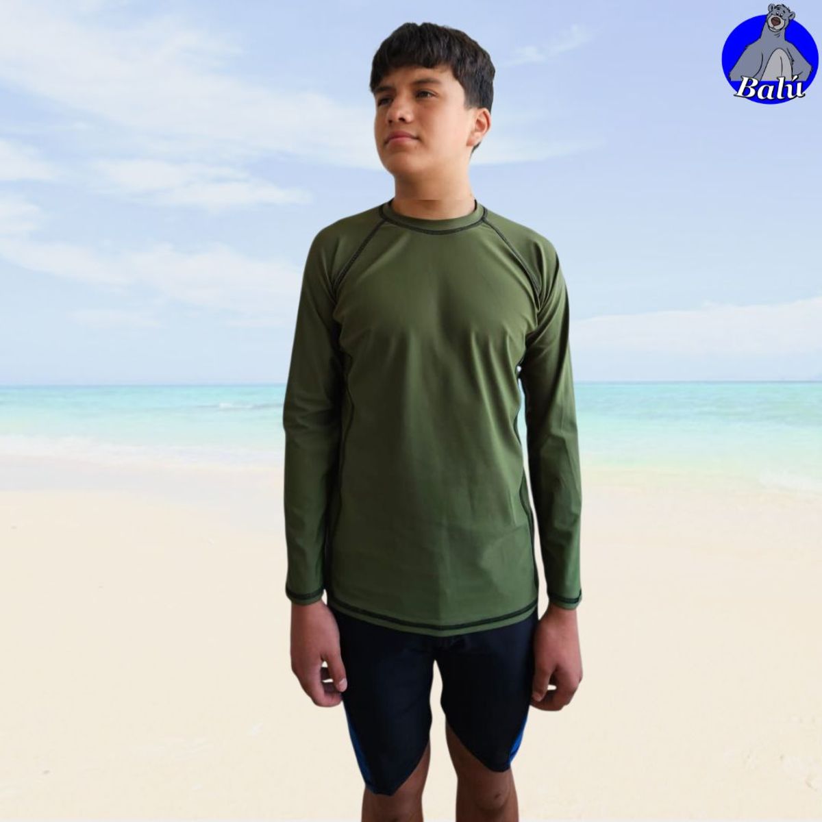 GENERICO - Polo de baño manga larga