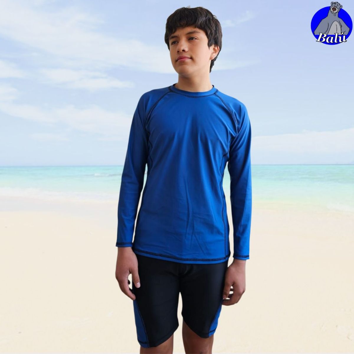 GENERICO - Polo de baño manga larga