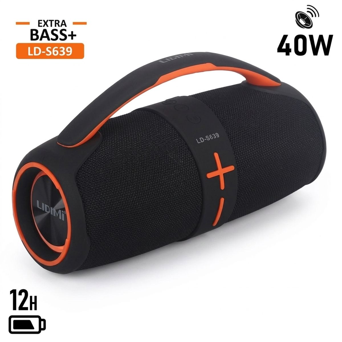 LIDIMI - Parlante Portátil Bluetooth Lidimi 40 Watts LD-S639 XBASS