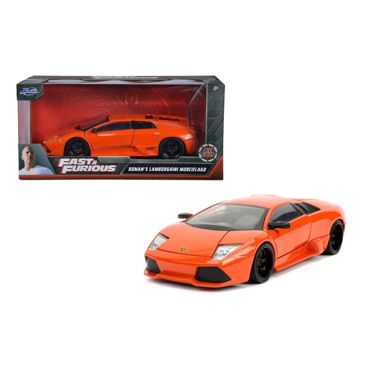 JADA TOYS - AUTO COLECCION RAPIDOS Y FURIOSOS LAMBORGHINI MURCIELAGO ROMAN