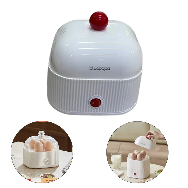 GENERICO - Sancochador Cocedor de Huevos Eléctrico Multifuncional  Huevos perfectos en minuto - Blanco