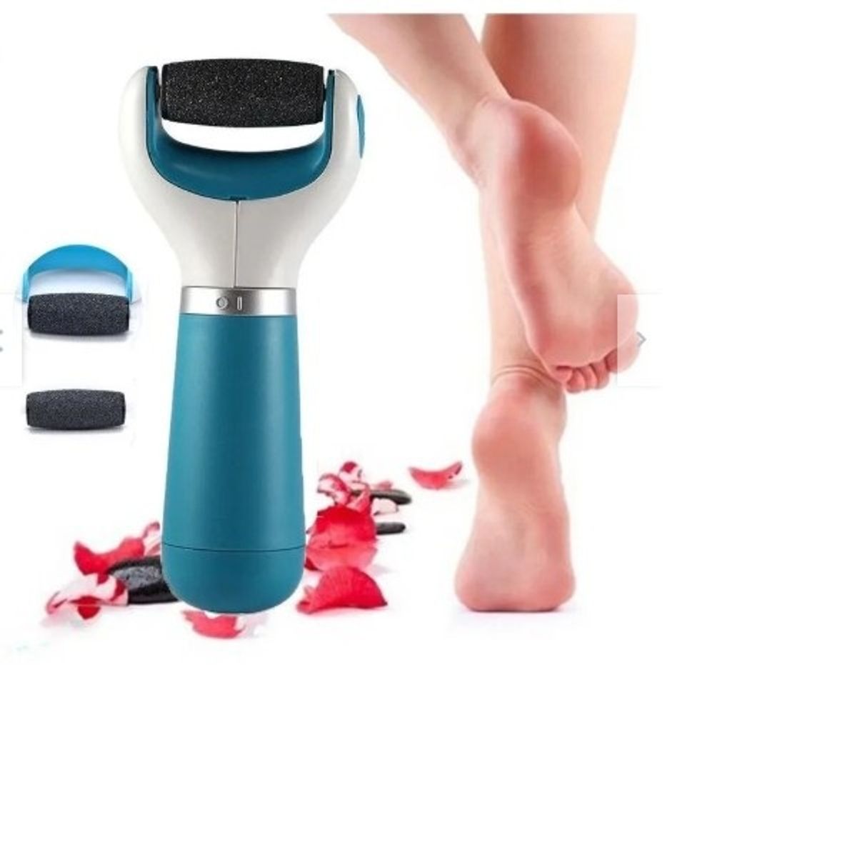 GENERICO - Limador electrónico para pies exfoliante pedicure - multicolor