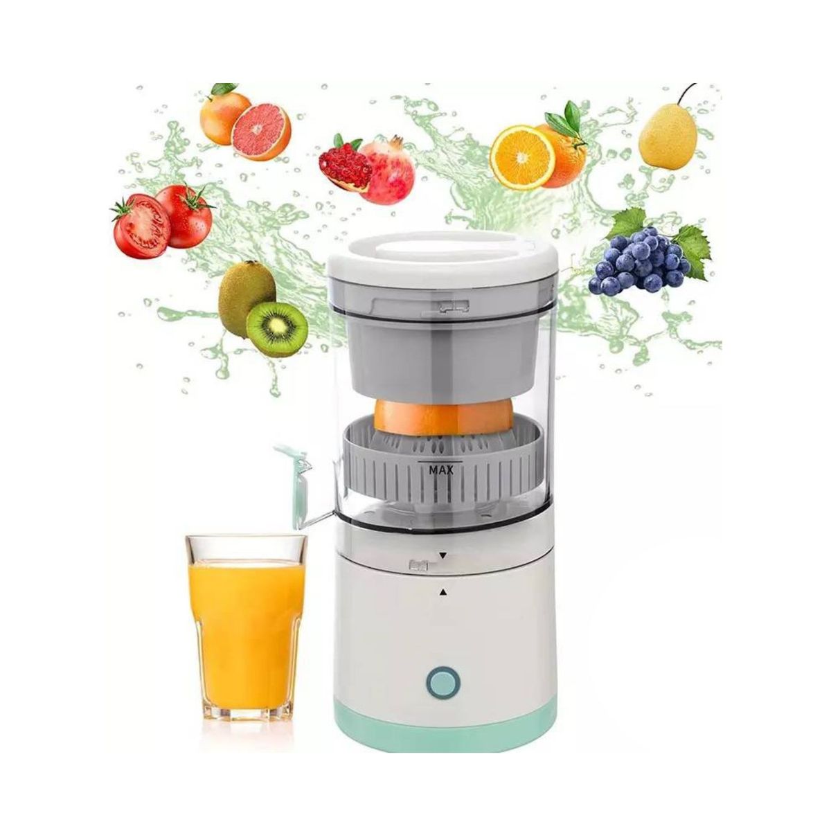 ROHS - Exprimidor de Naranjas Eléctrico Portátil Recargable