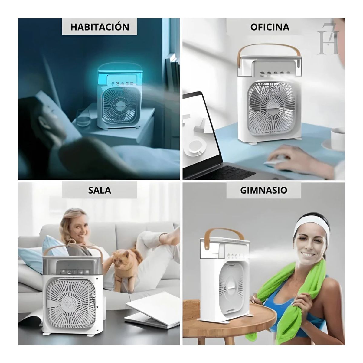 ROHS - Enfriador Aire Acondicionado 3 en 1 Ventilador Portatil Humidificador