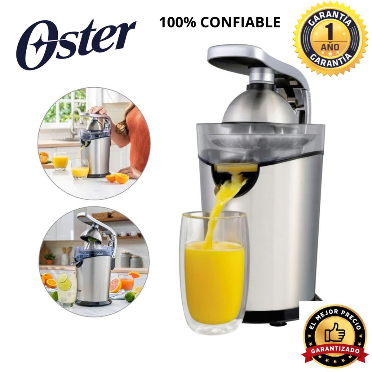 OSTER - Exprimidor de Citricos Oster  Anti Goteo Ergonomico 300W FPSTJU4200