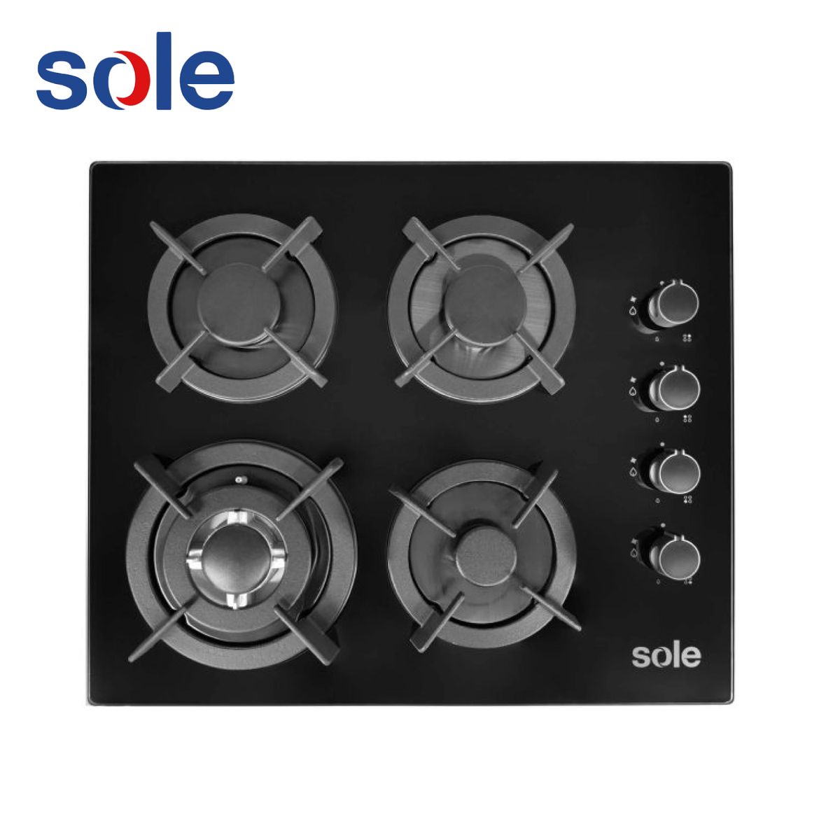 SOLE - Cocina Empotrable Sole 4 Hornillas 60 cm SOLCO068