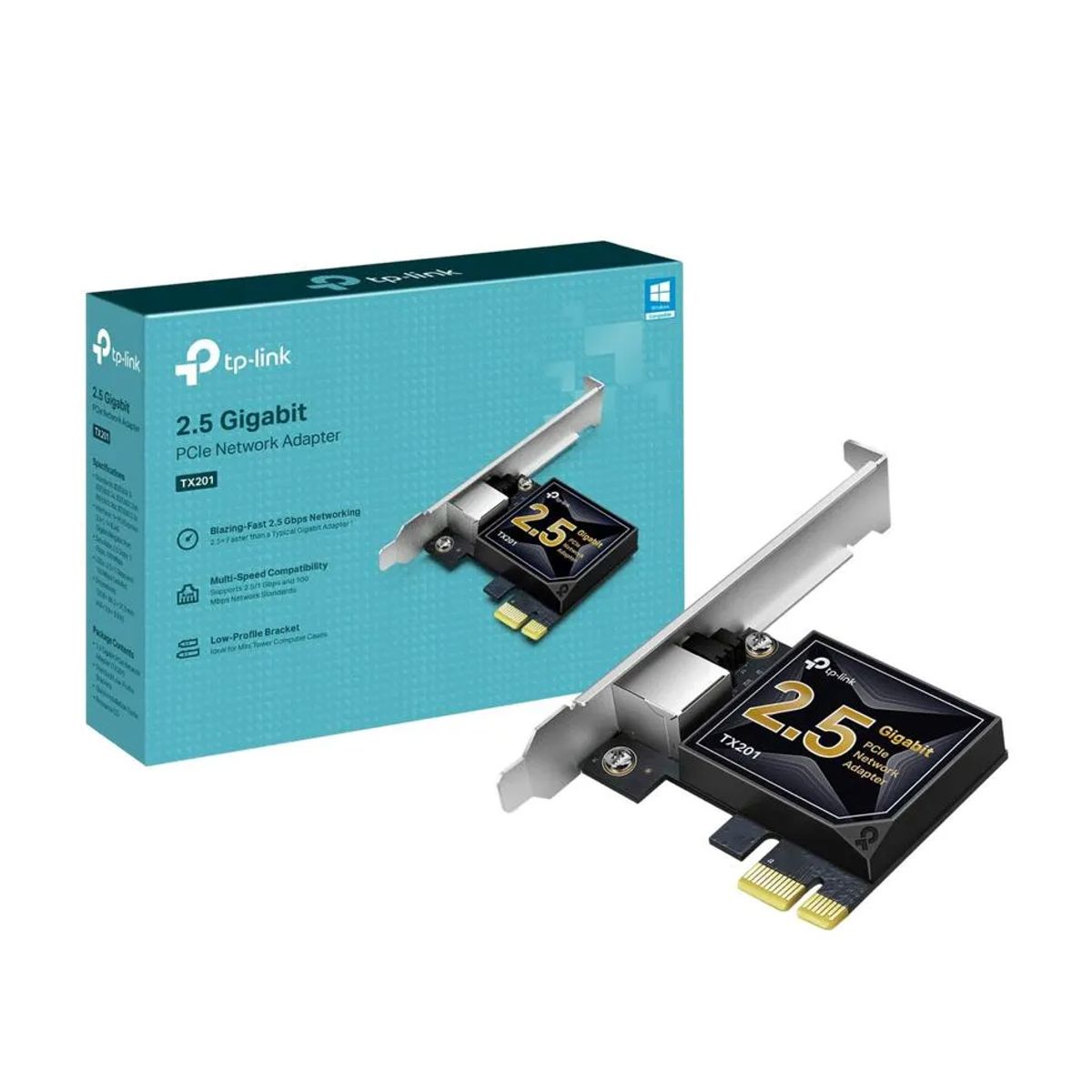 TP LINK - Tarjeta de Red Pci Express Tp-Link TX201 2.5 Gigabit
