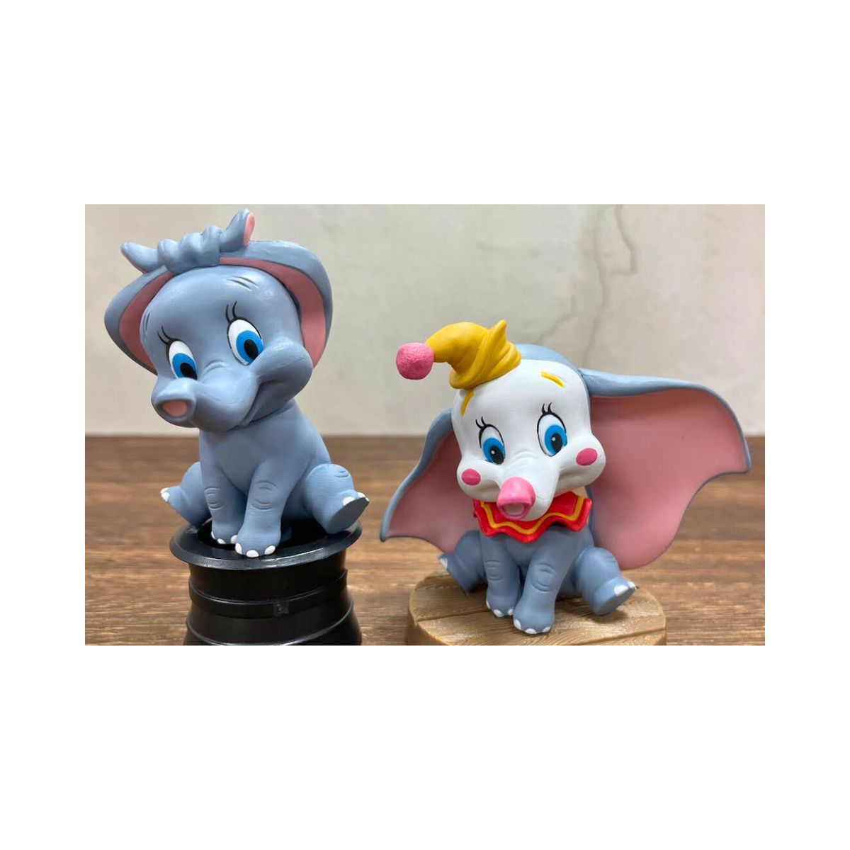DISNEY CLASICOS - Dumbo elefante y payaso Estatua x2 - Disney limitado MEA-019