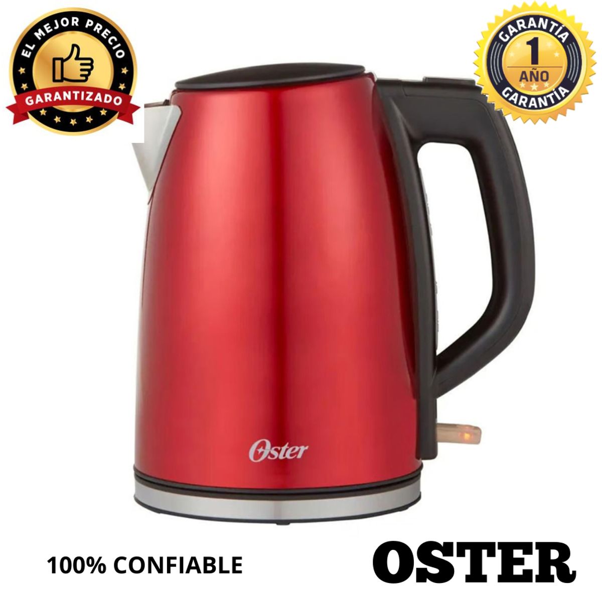 OSTER - Hervidor eléctrico Oster acero inoxidable BVSTKT673CR