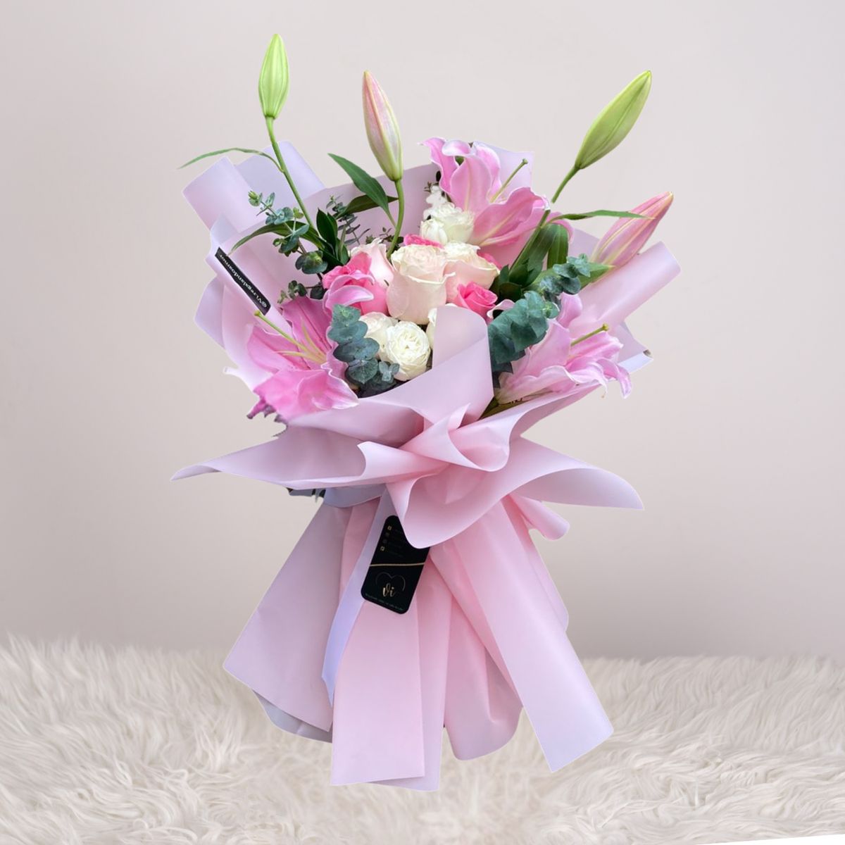 GENERICO - Ramo Lilibeth  Lirios Rosados - Ramo de flores