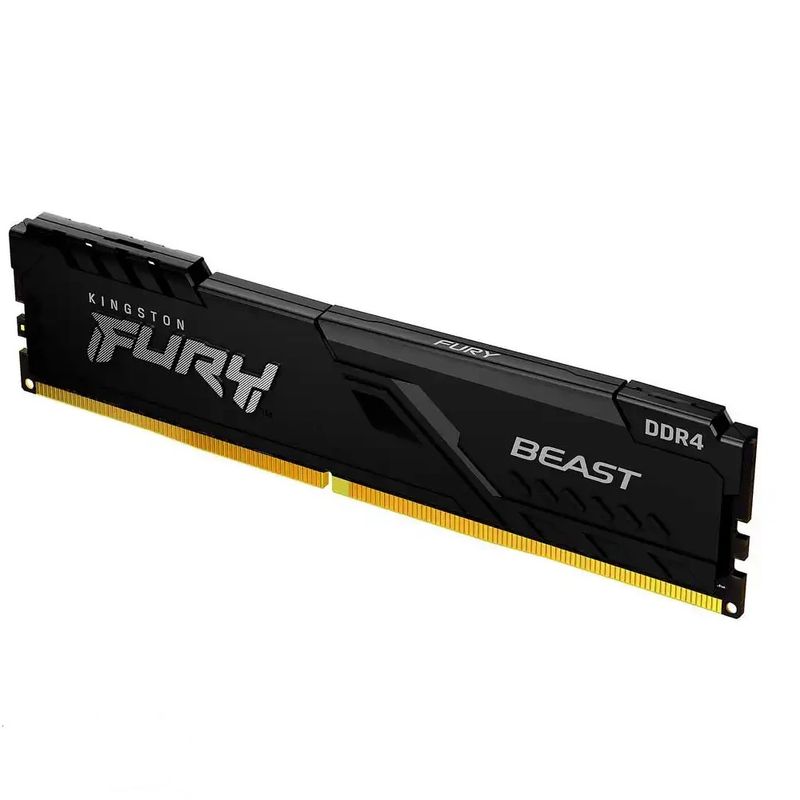 KINGSTON - Memoria RAM Kingston Fury Beast 16GB DDR4 3200Mhz CL16 DIMM KF432C16BB116/WP