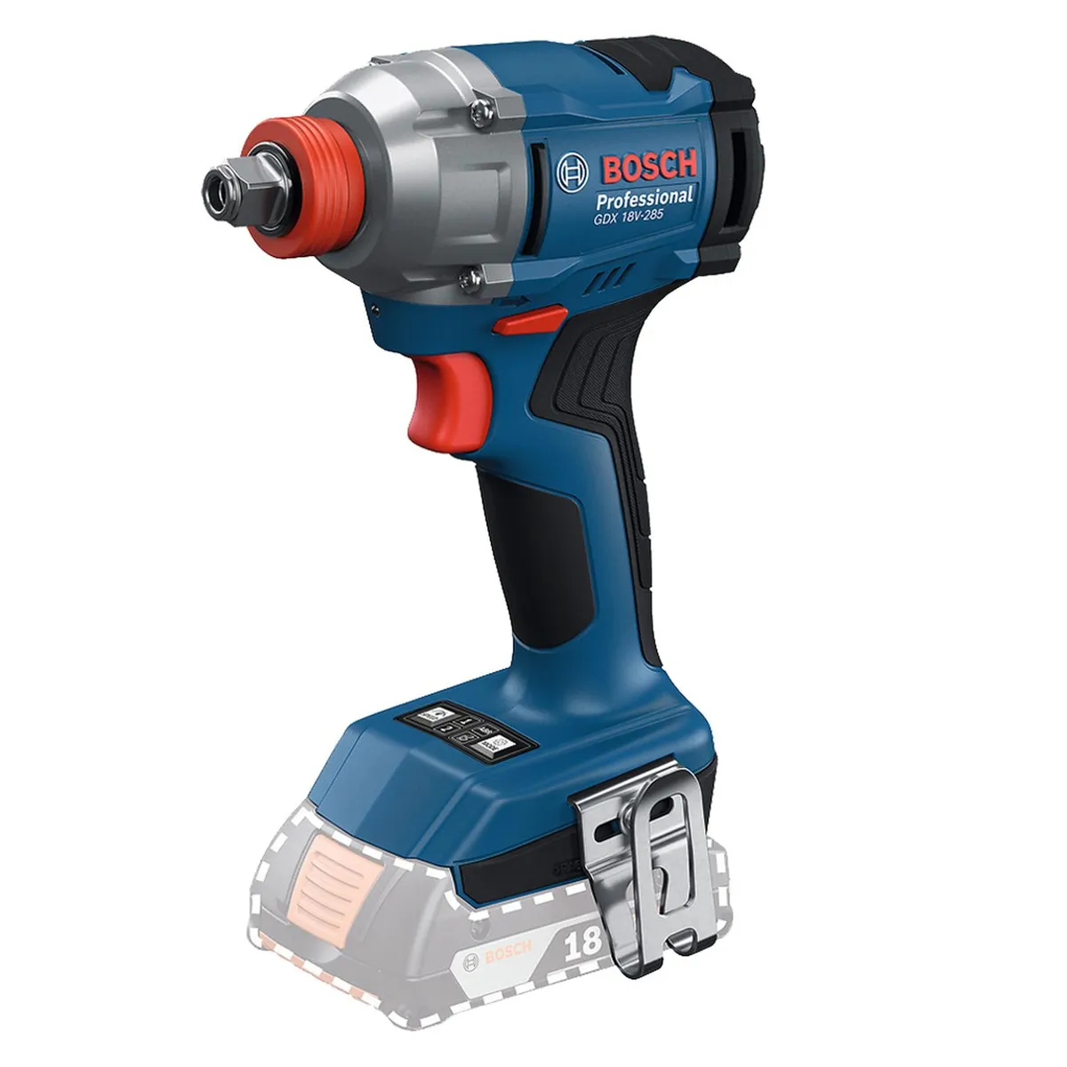 BOSCH - Atornillador de Impacto 1/2" - 1/4" 18V + Baterias 2.0 Ah + Cargador + Bolso Bosch 0615.A50.0CL-000