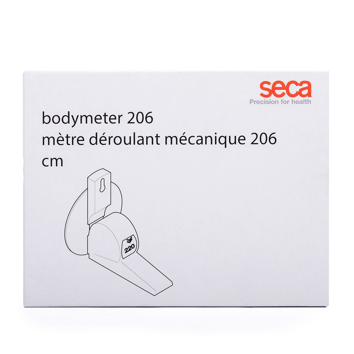 SECA - Tallímetro De Pared Retráctil Seca 206