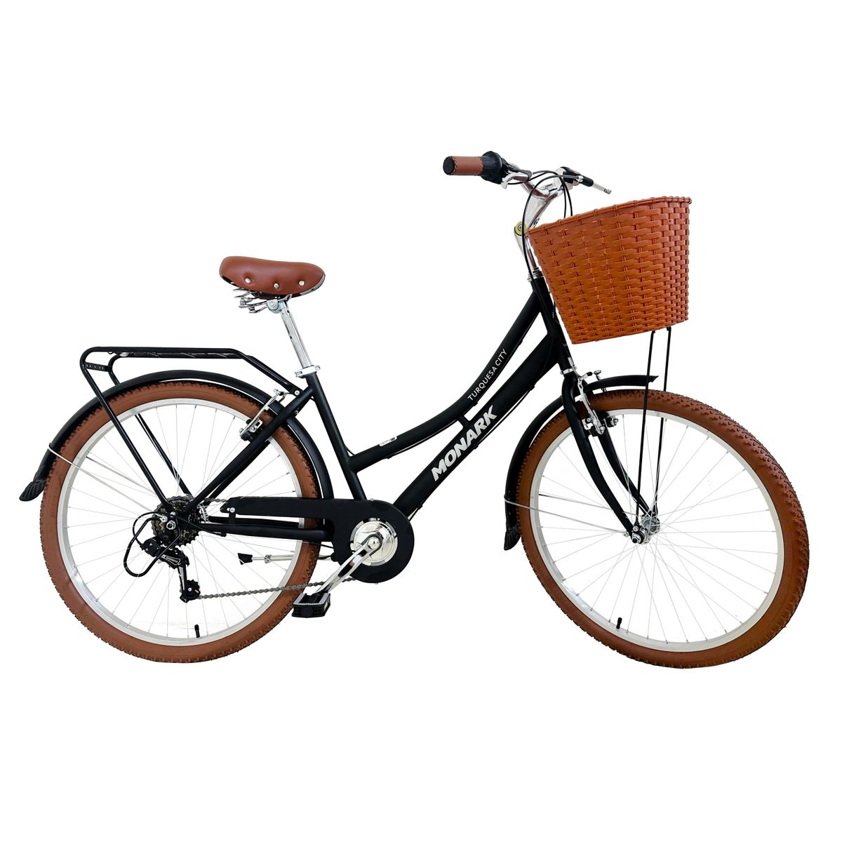MONARK - BICICLETA MONARK  TURQUESA CITY 6V ARO 26 NEGRO