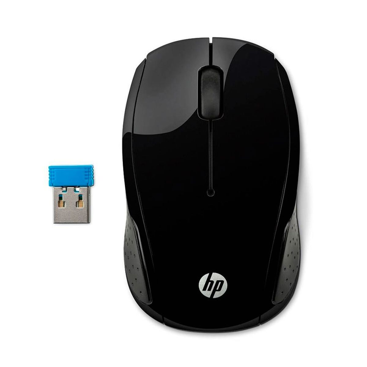 HP - Mouse Inalámbrico HP 200 Negro X6W31AA – Diseño ergonómico y preciso