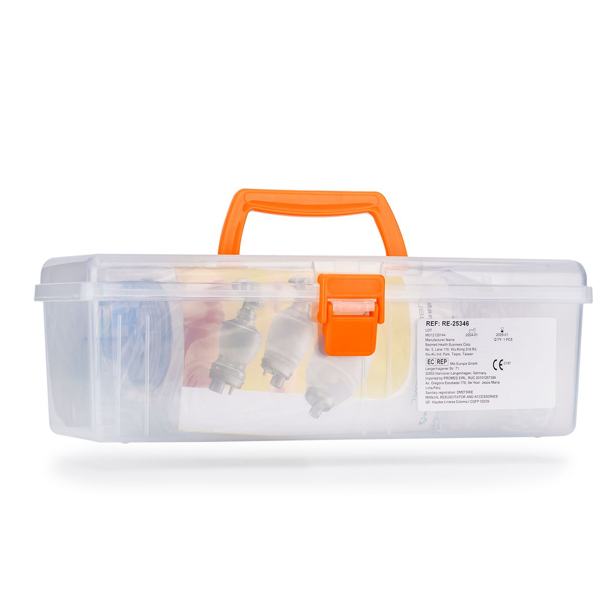 GENERICO - Resucitador Manual De Silicona Pediátrico Besmed RE-25346