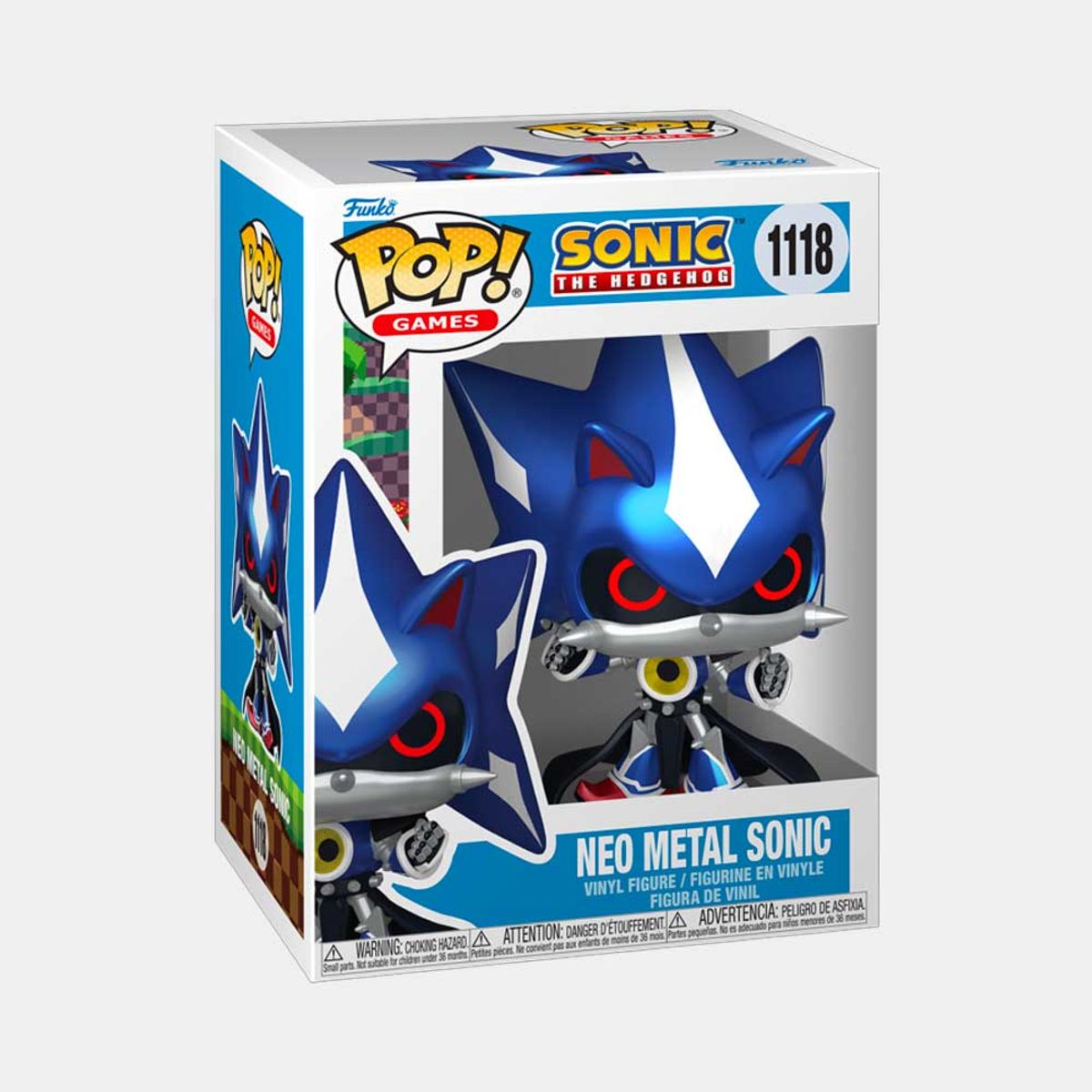 FUNKO - FUNKO POP GAMES SONIC THE HEDGEHOG - NEO METAL SONIC METALIZADO