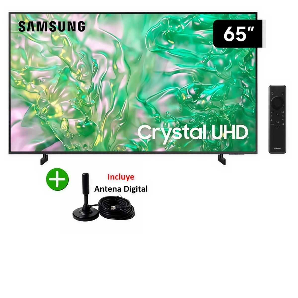 TELEVISOR SMART TV SAMSUNG UHD 65 CRYSTAL 4K UN65DU8000 + ANTENA, marca SAMSUNG - Foto Principal