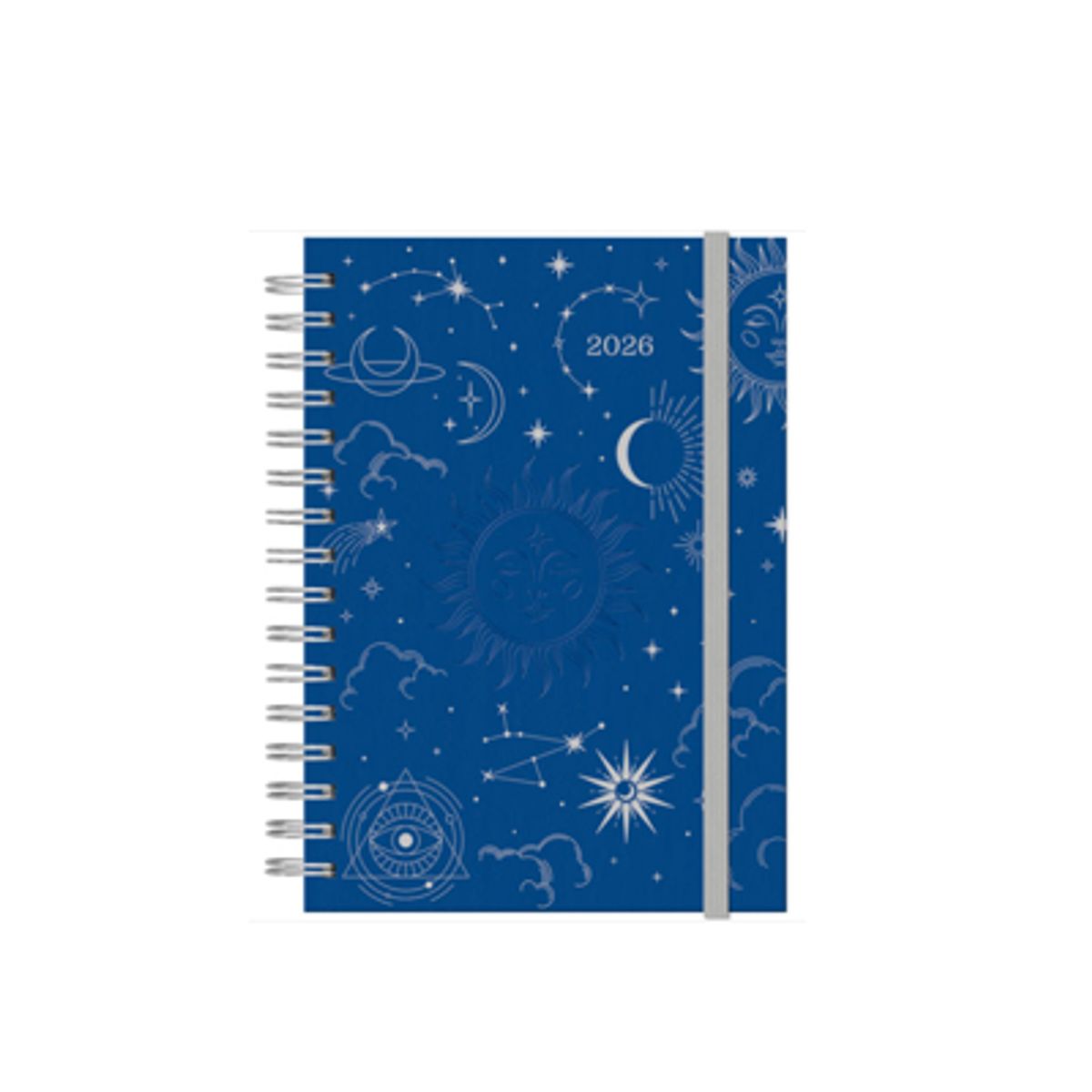 GENERICO - AGENDA DIARIA  ANILLADA CASTELLI 2026 - ASTRO BLUE