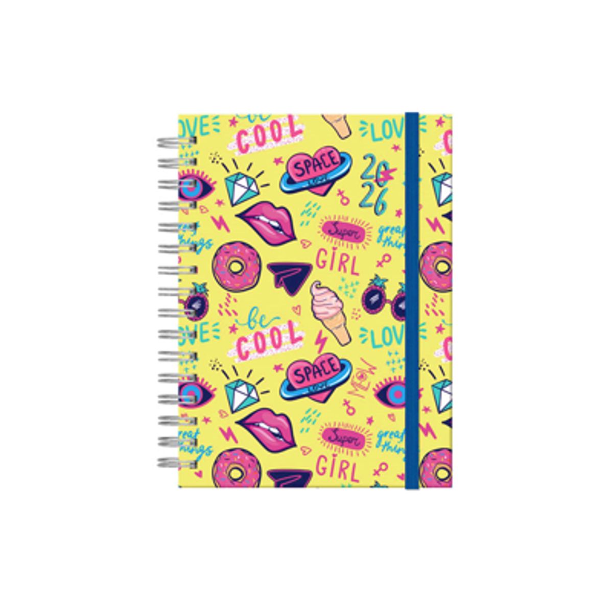 GENERICO - AGENDA DIARIA  ANILLADA  CASTELLI 2026 - BESOS