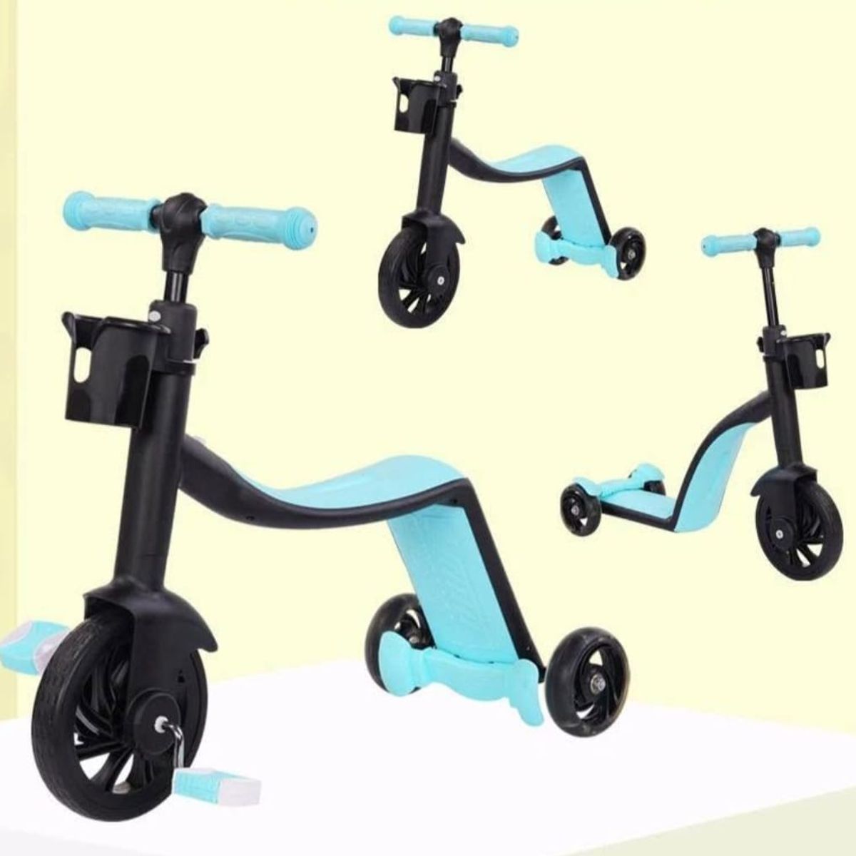 GENERICO - SCOOTER TRICICLO 3 EN 1 PARA NIÑOS Y NIÑAS